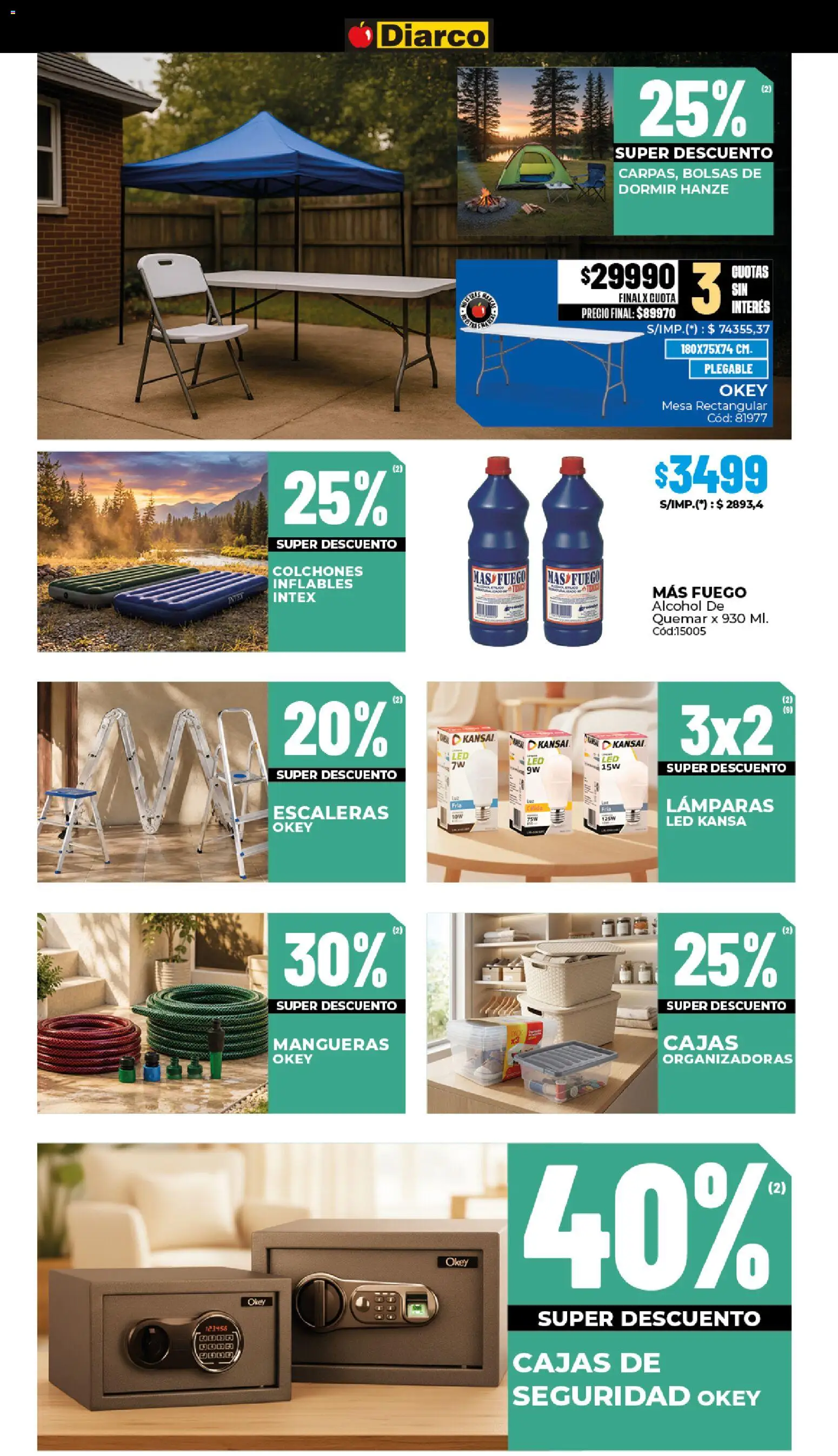 Diarco ofertas │ válido desde el 18.05.2026 | Página: 20 | Productos: Mesa