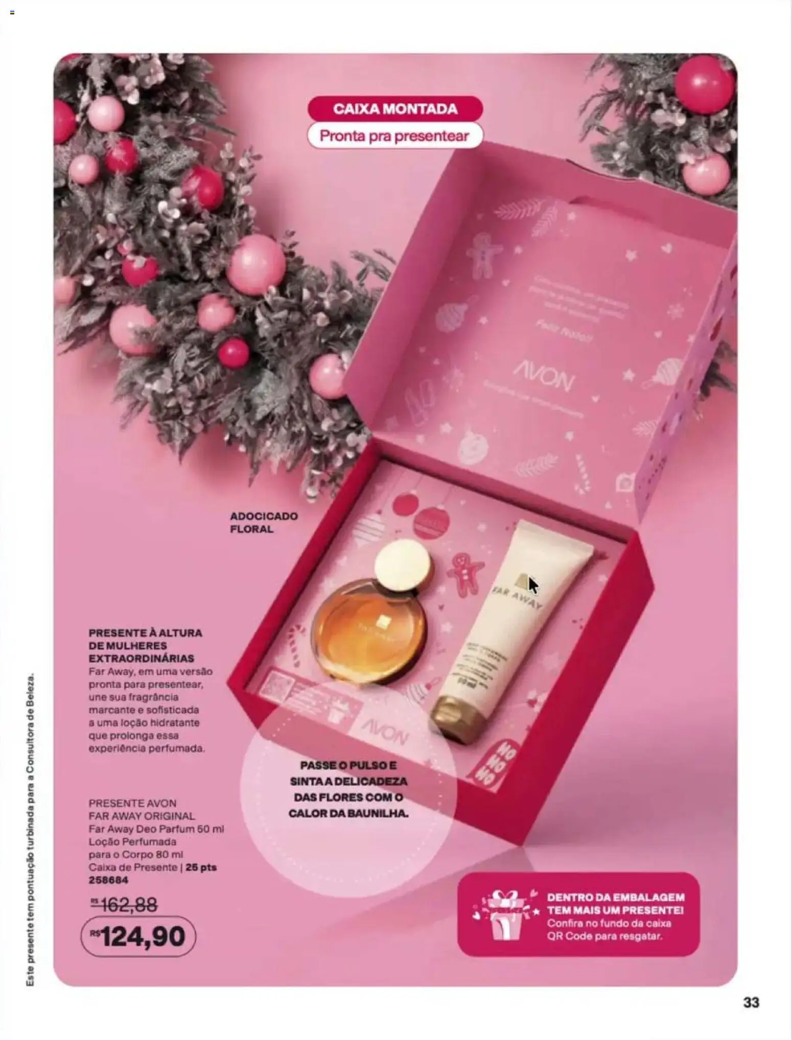 Avon Folheto - válido de 12/10/2026 | Página: 33 | Produtos: Fragrância, Flores, Caixa