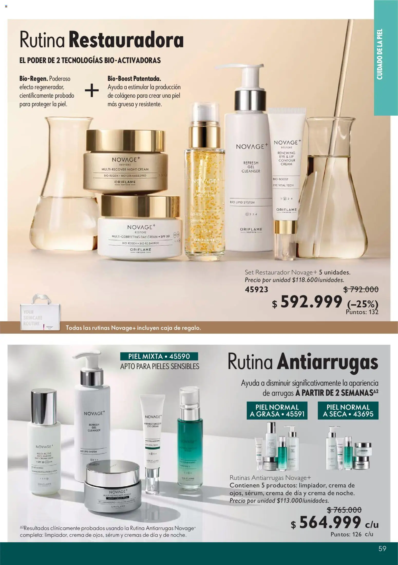 Oriflame revista - valida desde el 11/07/2026 | Página: 59 | Productos: Crema, Serum, Caja