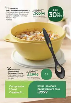 Vista previa Tupperware Folleto válido desde el 01/07/2026 | Página: 8 | Productos: Cuchara, Bowl