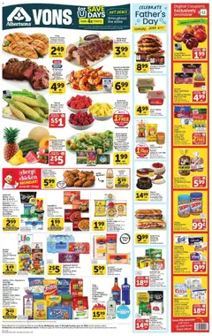 Preview of Vons weekly ads valid from 17.06.2026