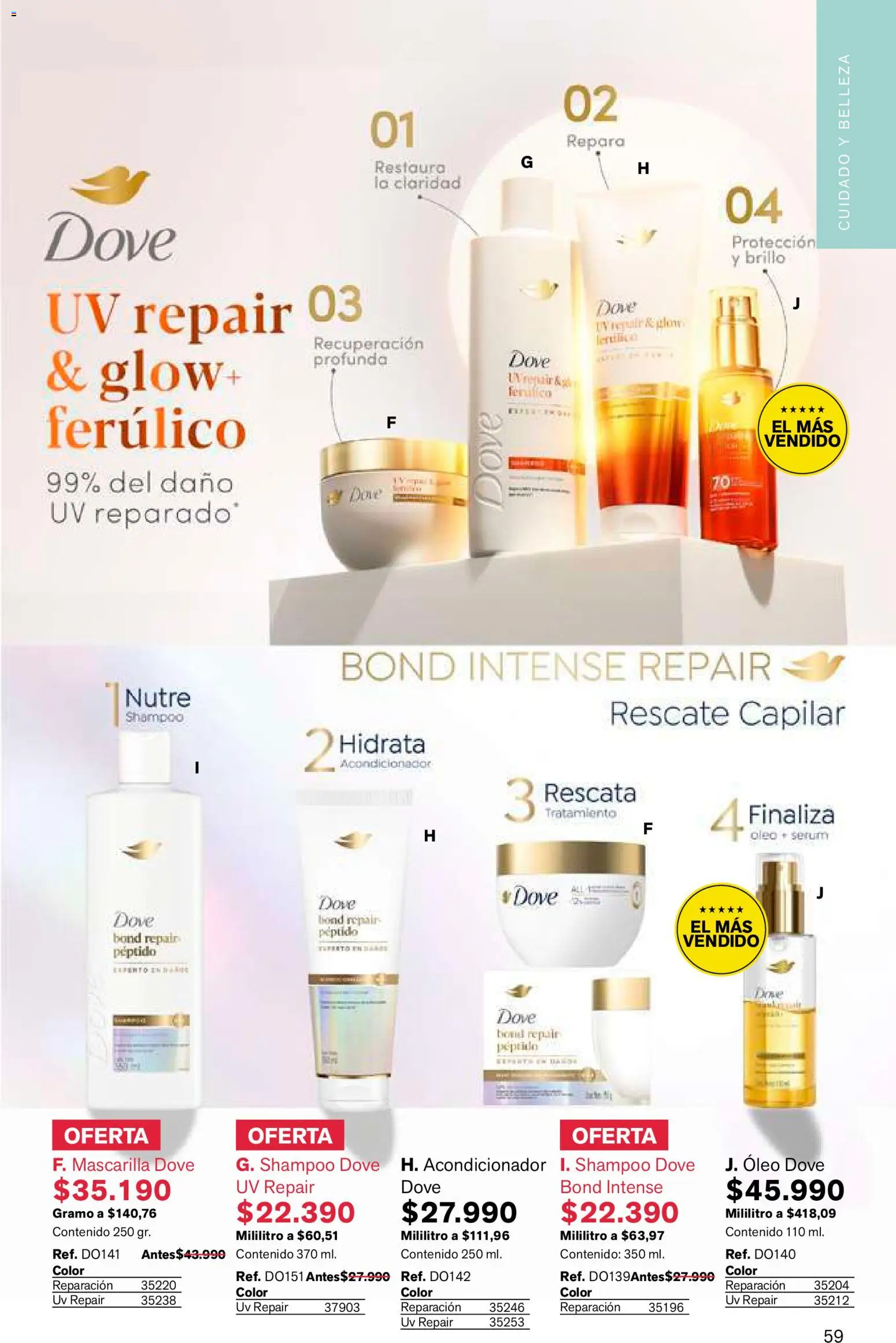 Leonisa revista - valida desde el 25/06/2026 | Página: 59 | Productos: Serum, Brillo, Mascarilla, Acondicionador