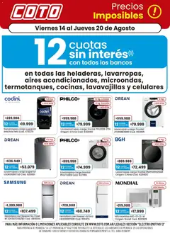 Vista previa Coto - Electro Motivo válido desde el 14/08/2026