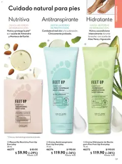 Vista previa de Oriflame campaña 10 2026, nuevo folleto de la tienda, válido en México a partir del 11/07/2026 | Página: 107 | Productos: Antitranspirante, Crema, Almendra, Mascarilla