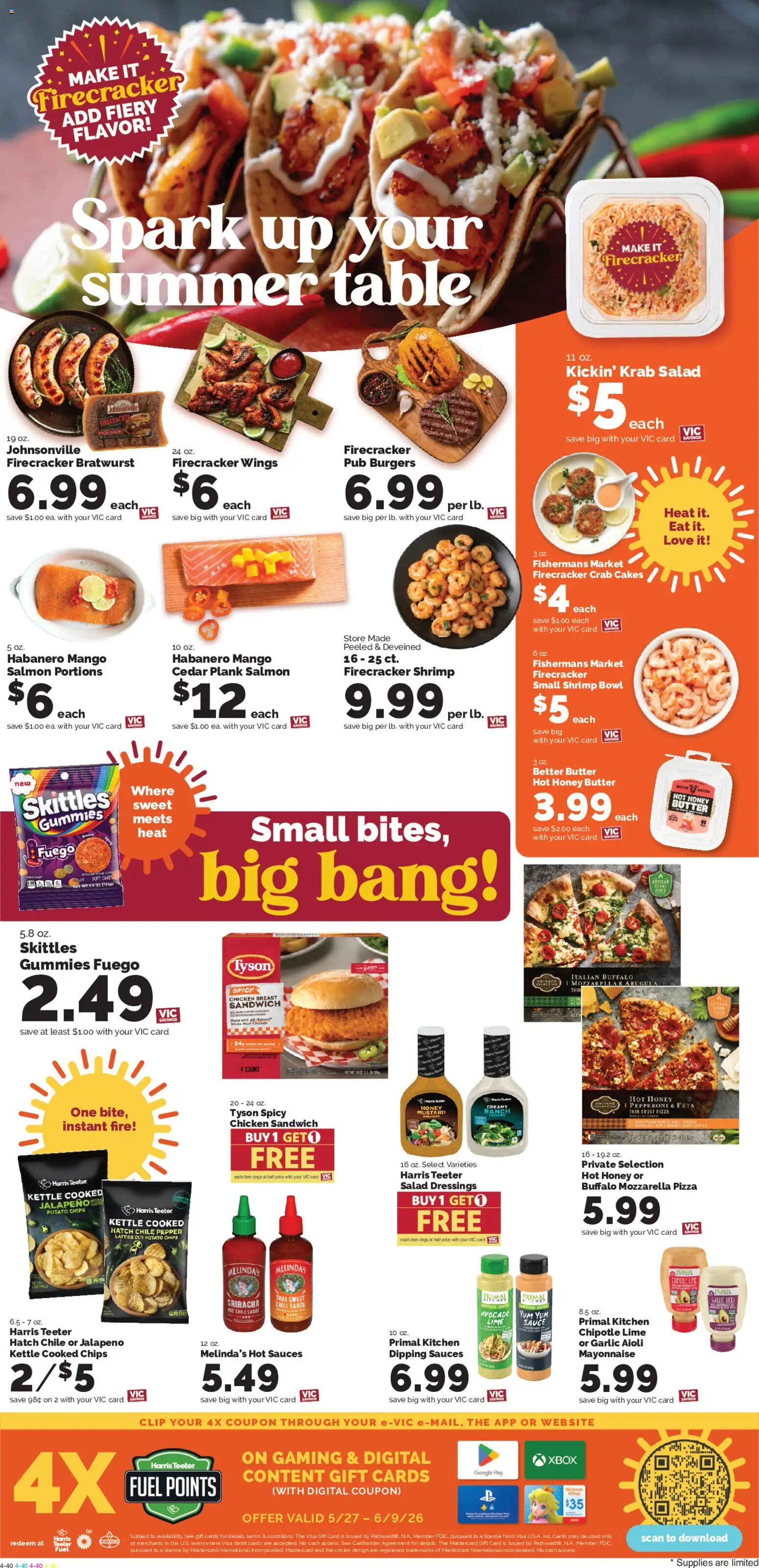 Harris Teeter Weekly Ad - SC - valid from 27.05.2026 | Page: 7 | Products: Table, Oil, Garlic, Xbox