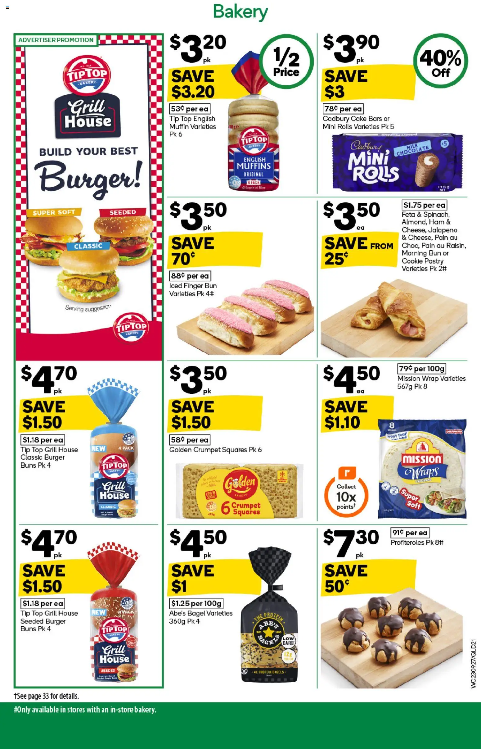 Woolworths catalogue - valid from 23/09/2026 | Page: 23 | Products: Chocolate, Ham, Muffins, Bakery