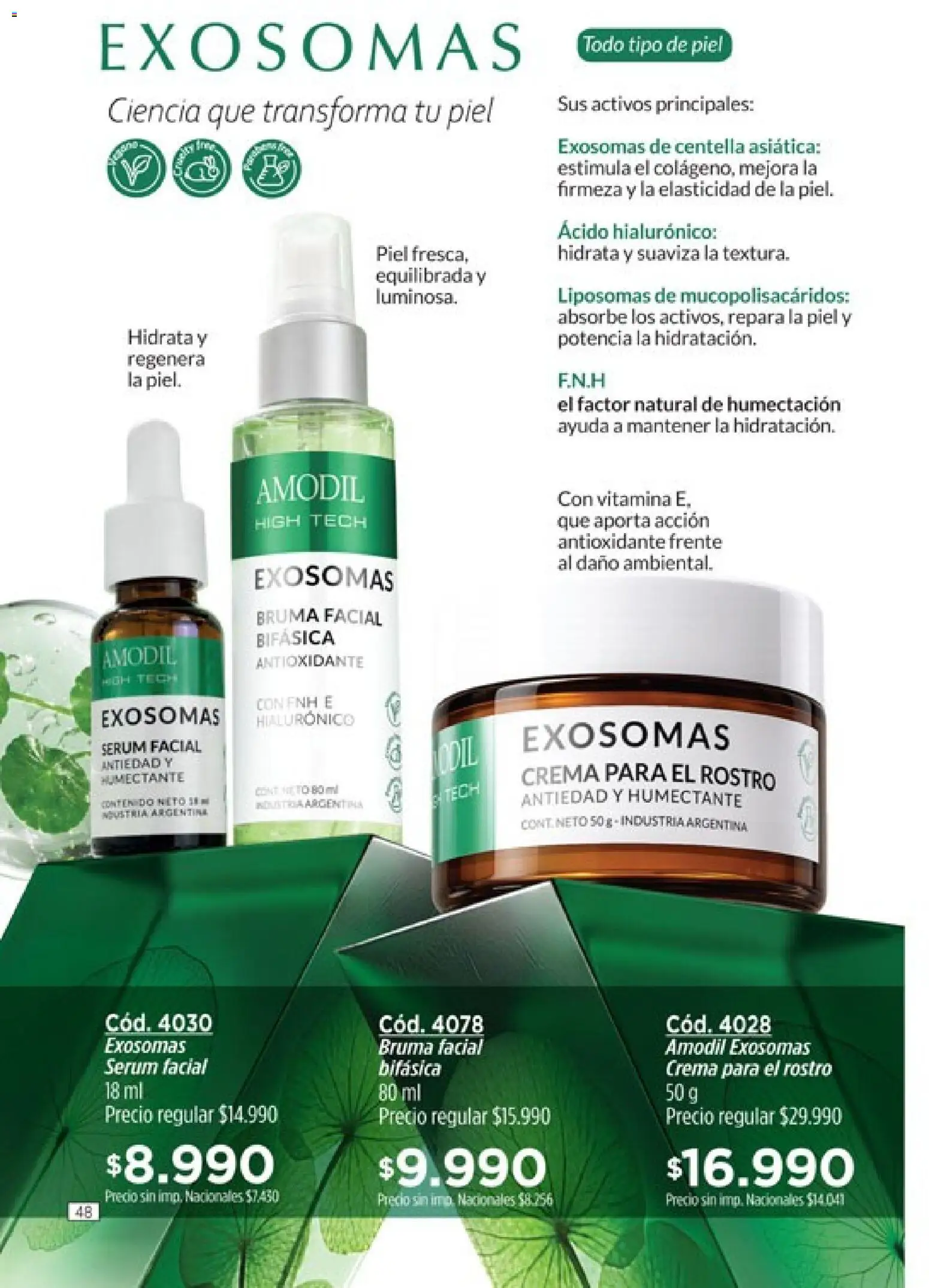Amodil - Campaña 11 │ válido desde el 01.07.2026 | Página: 48 | Productos: Serum, Bruma, Crema
