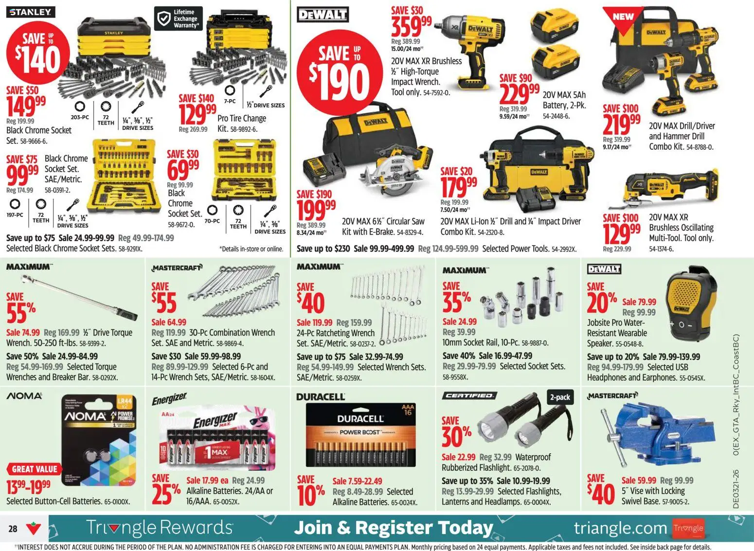 Canadian Tire flyer valid from 21.05.2026 | Page: 28 | Products: Headphones, Socket
