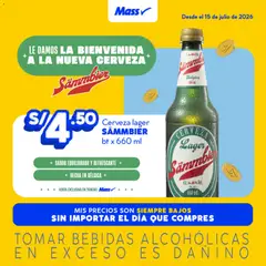Vista previa de folleto Mass catálogo de la Mass válido desde 15/07/2026