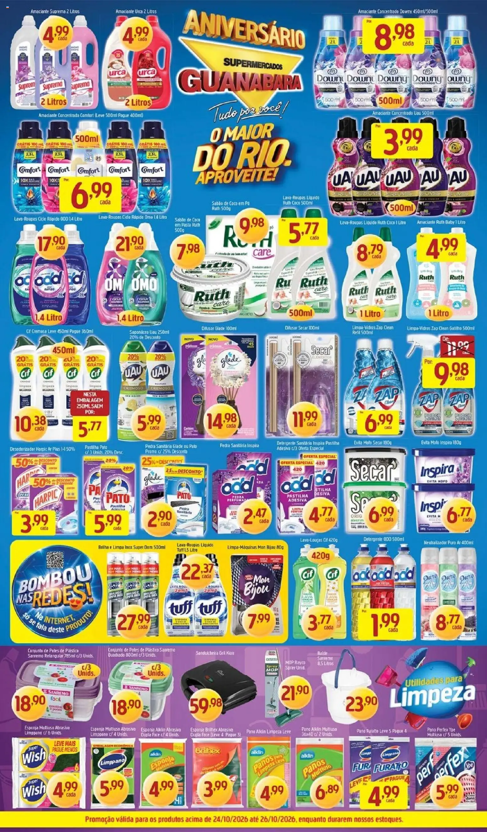 Supermercados Guanabara Folheto - válido de 24/10/2026 | Página: 11