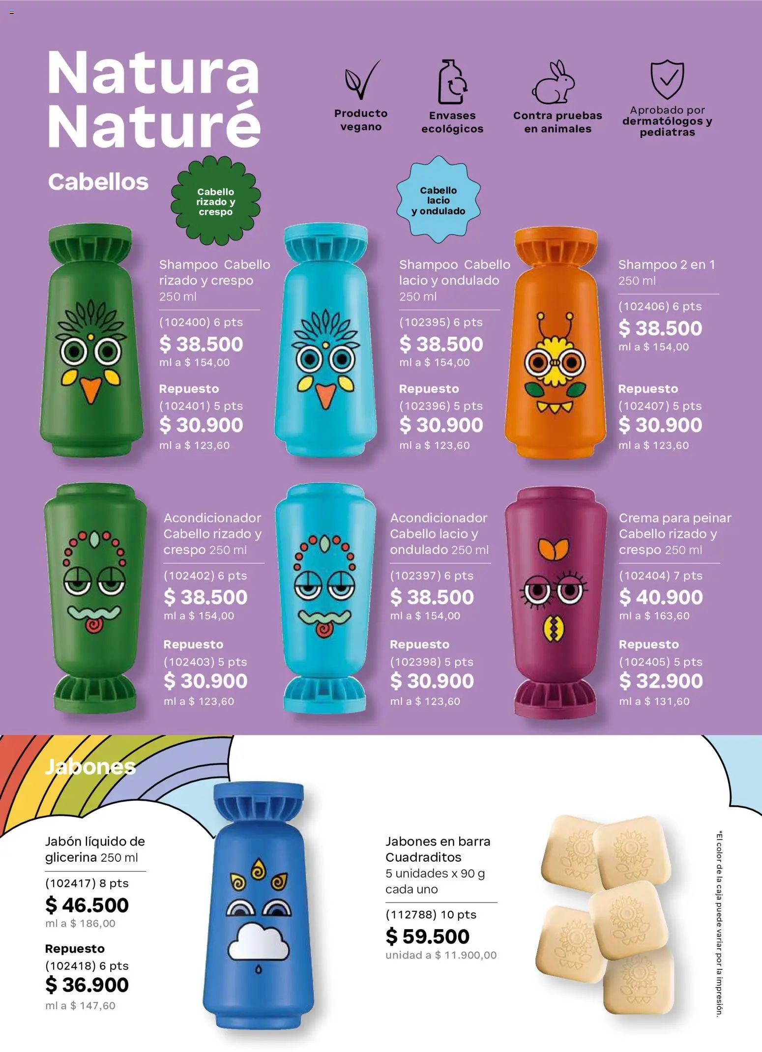 Natura revista - valida desde el 23/09/2026 | Página: 170 | Productos: Crema, Caja, Acondicionador, Jabón
