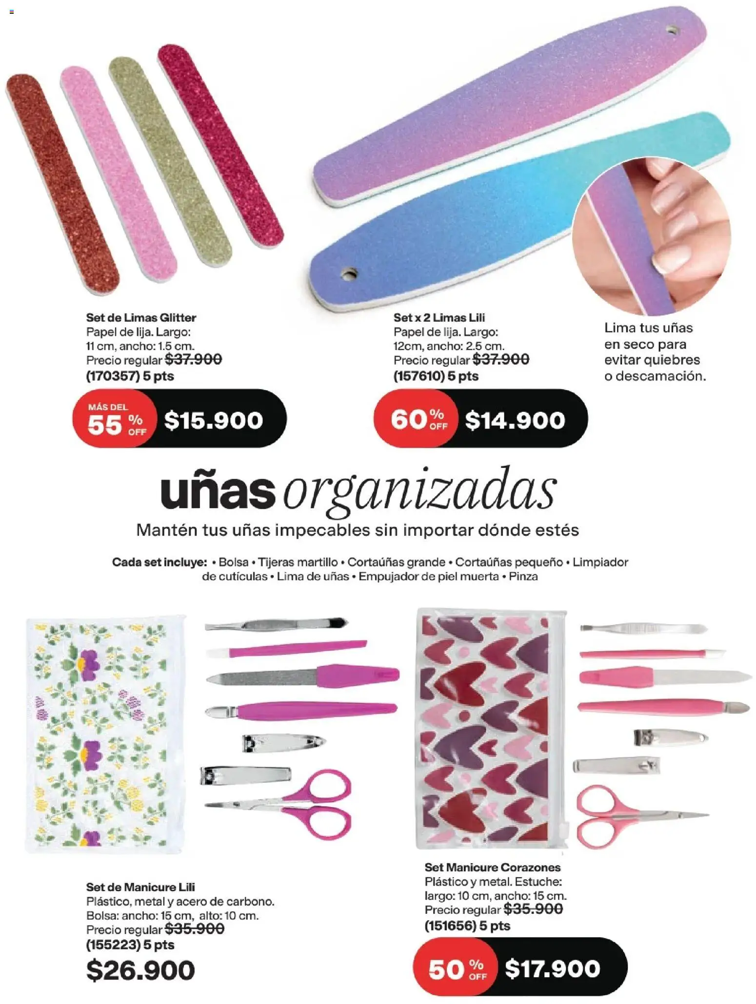 Avon revista - valida desde el 15/07/2026 | Página: 172 | Productos: Estuche, Glitter, Bolsa, Cortauñas