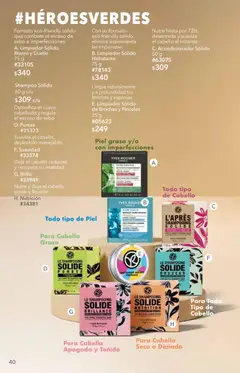 Vista previa de Yves Rocher campaña 14 2026, nuevo folleto de la tienda, válido en México a partir del 06/10/2026 | Página: 40 | Productos: Radiante, Flexible, Esponjas, Acondicionador