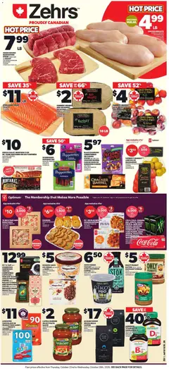 Preview of Zehrs weekly flyer / circulaire from shop Zehrs valid from Oct 22, 2026