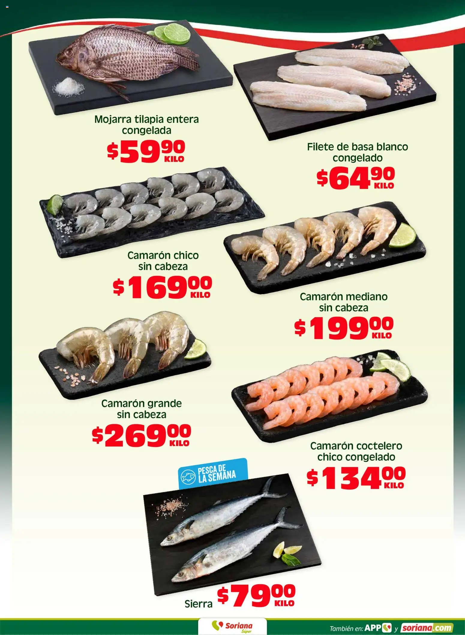 Nuevas ofertas de Soriana válidas en toda la República Mexicana desde el 08.05.2026. ¡Encuentra las mejores ofertas en Soriana Fin de Semana Súper: Tamaulipas (excepto Cd. Victoria y Tampico)! | Página: 5 | Productos: Sierra