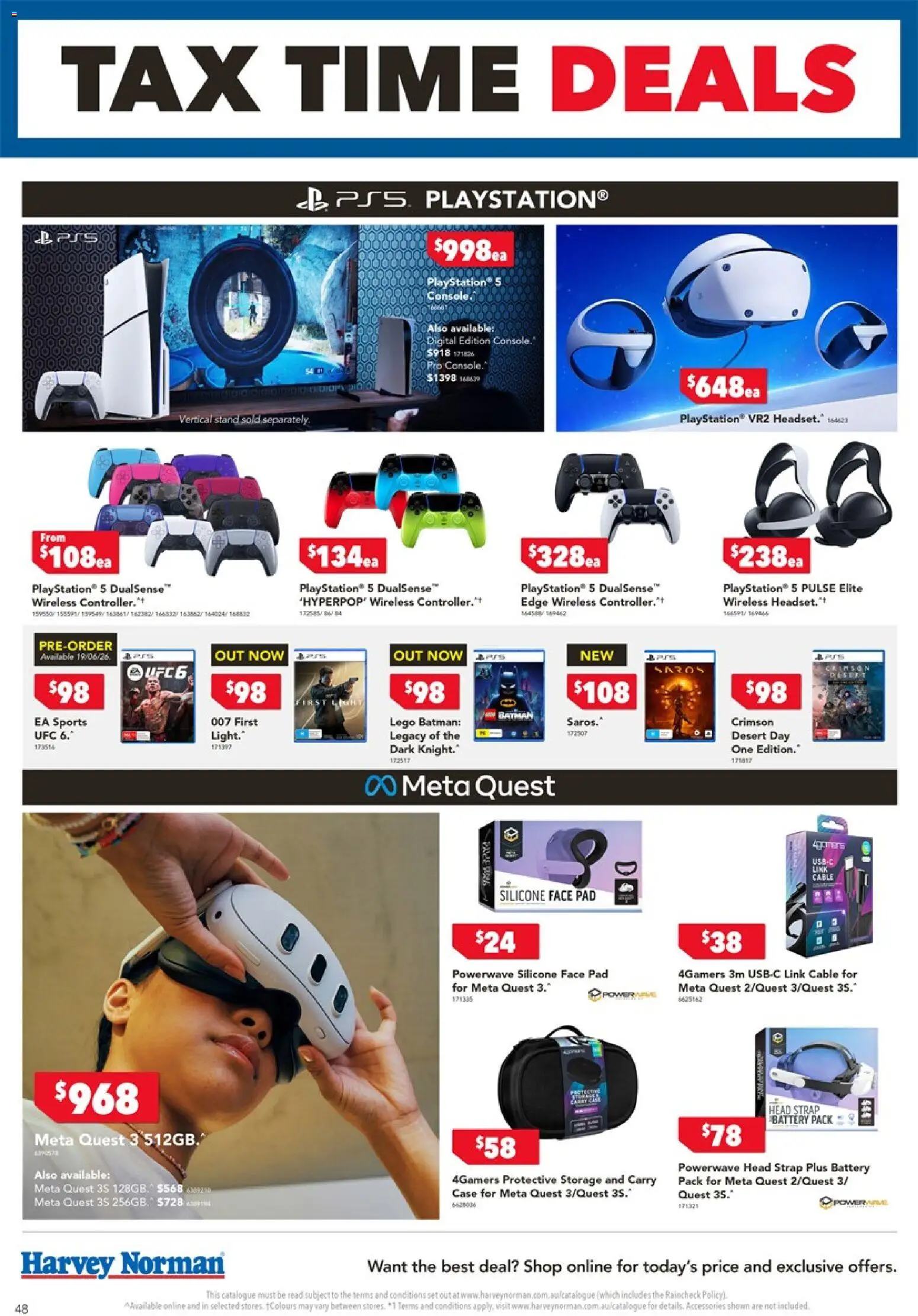 Harvey Norman catalogue - valid from 05.06.2026 | Page: 48 | Products: Battery, Accessories, Controller, Cable