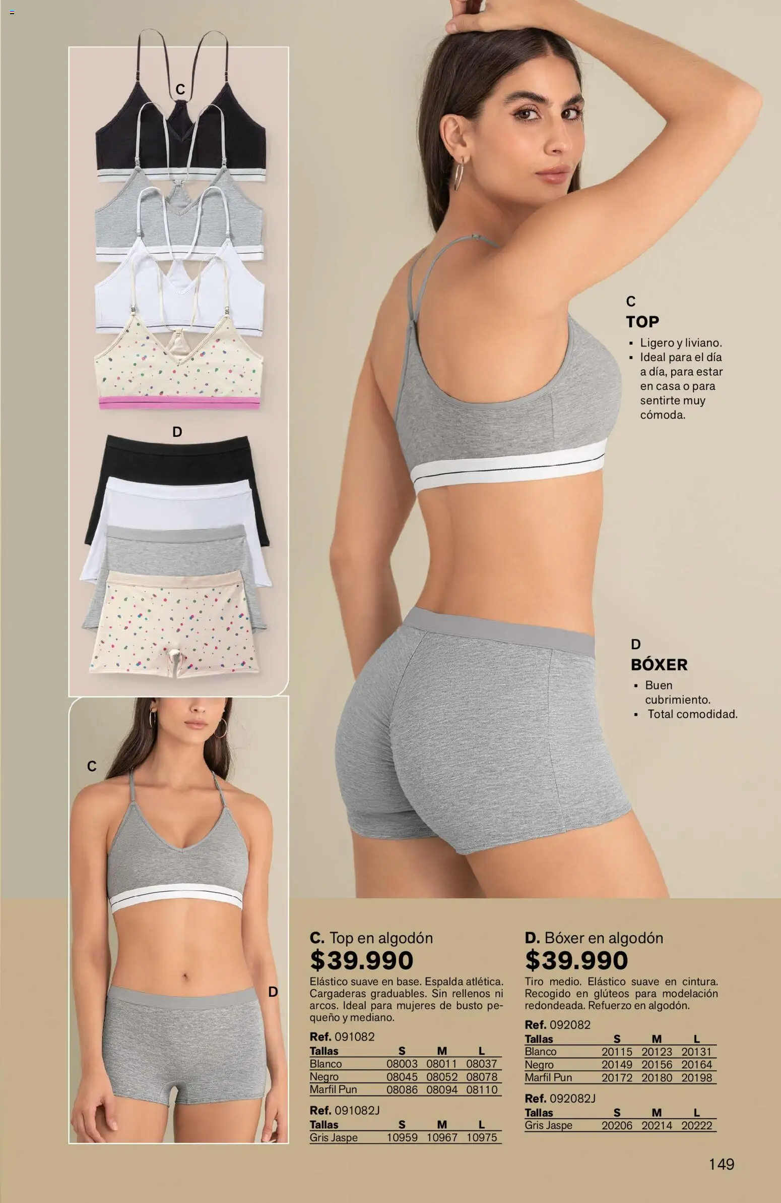 Leonisa revista - valida desde el 11/09/2026 | Página: 149 | Productos: Algodón, Top