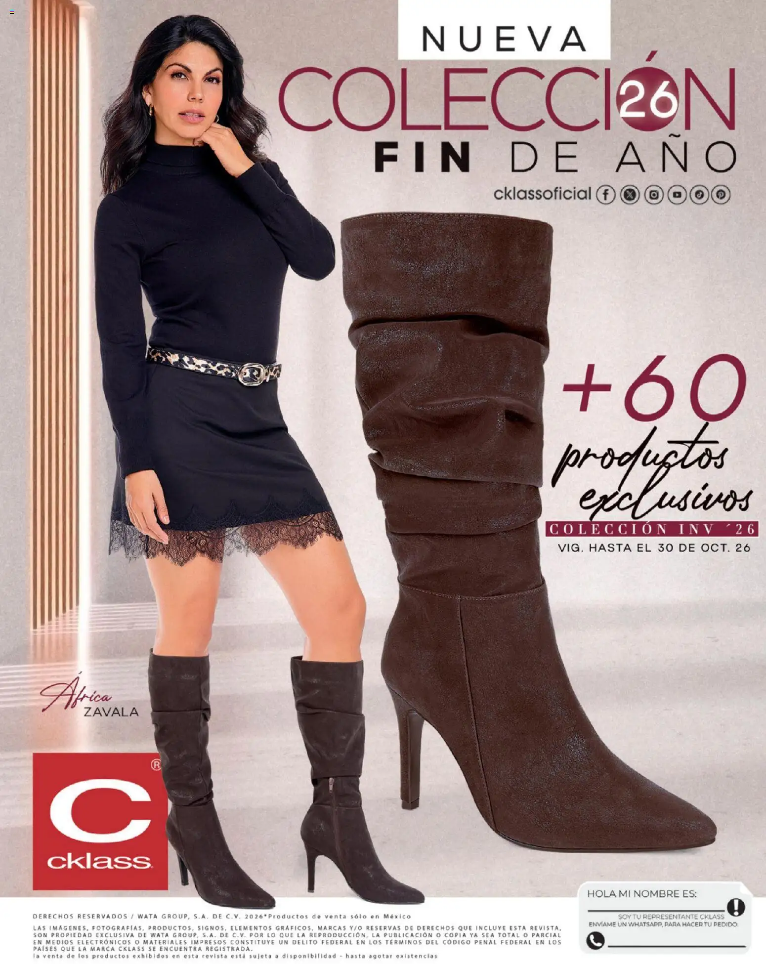 Nuevas ofertas de Cklass válidas en toda la República Mexicana desde el 26/10/2026. ¡Encuentra las mejores ofertas en Cklass catálogo Fin de año Invierno! | Página: 60