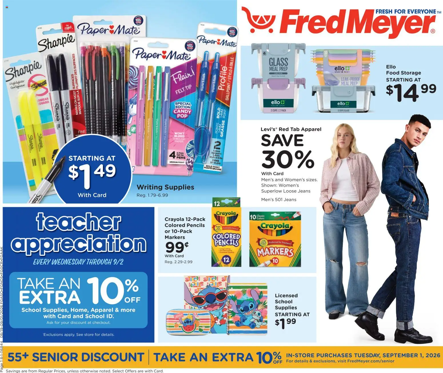 Fred Meyer Home & Apparel - valid from 08/19/2026 | Page: 1 | Products: Candy, Jeans