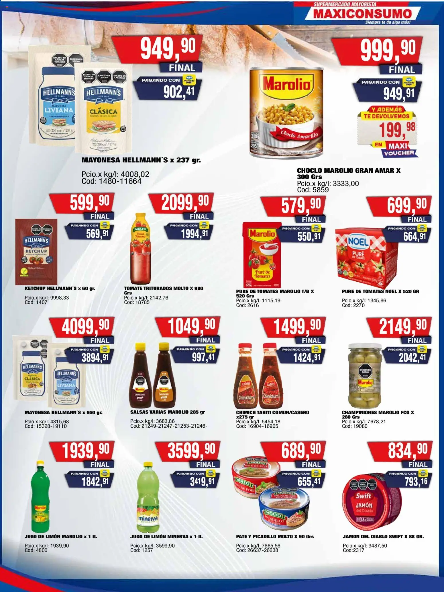 Maxiconsumo ofertas │ válido desde el 16.03.2026 | Página: 5 | Productos: Limón, Jamón, Tomates, Picadillo
