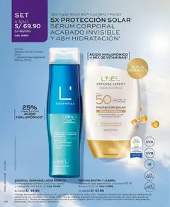 Vista previa de folleto L'Bel catálogo - Campaña 14 de la L'Bel válido desde 22/08/2026 | Página: 94 | Productos: Protector solar, Agua