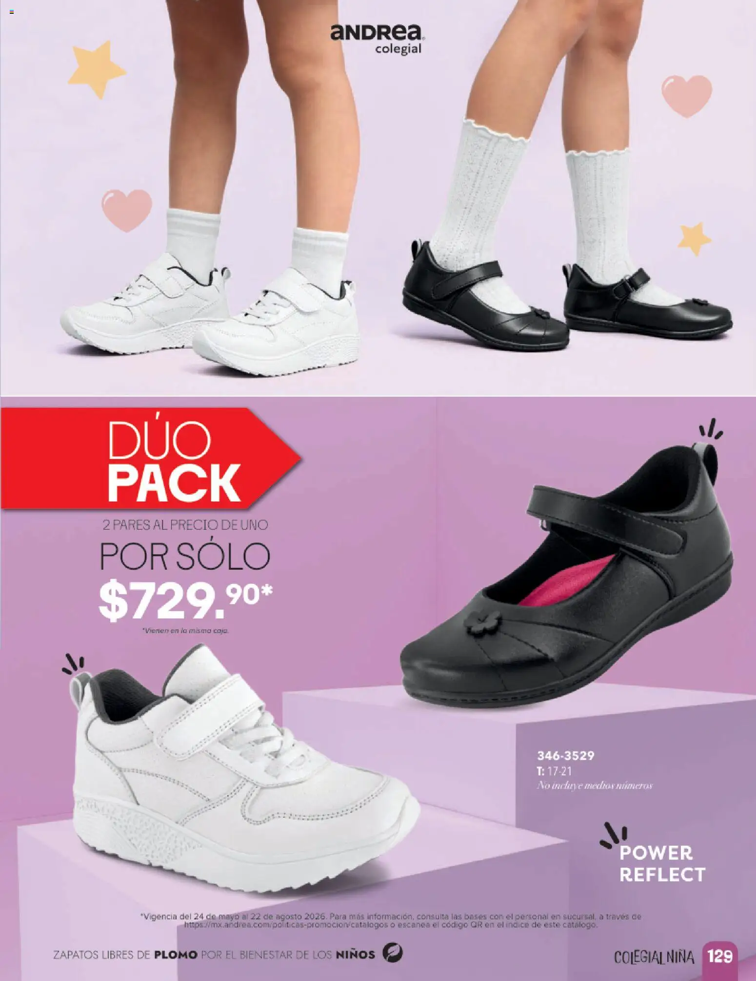 Nuevas ofertas de Andrea válidas en toda la República Mexicana desde el 24.05.2026. ¡Encuentra las mejores ofertas en Andrea catálogo Infantil! | Página: 85 | Productos: Zapatos