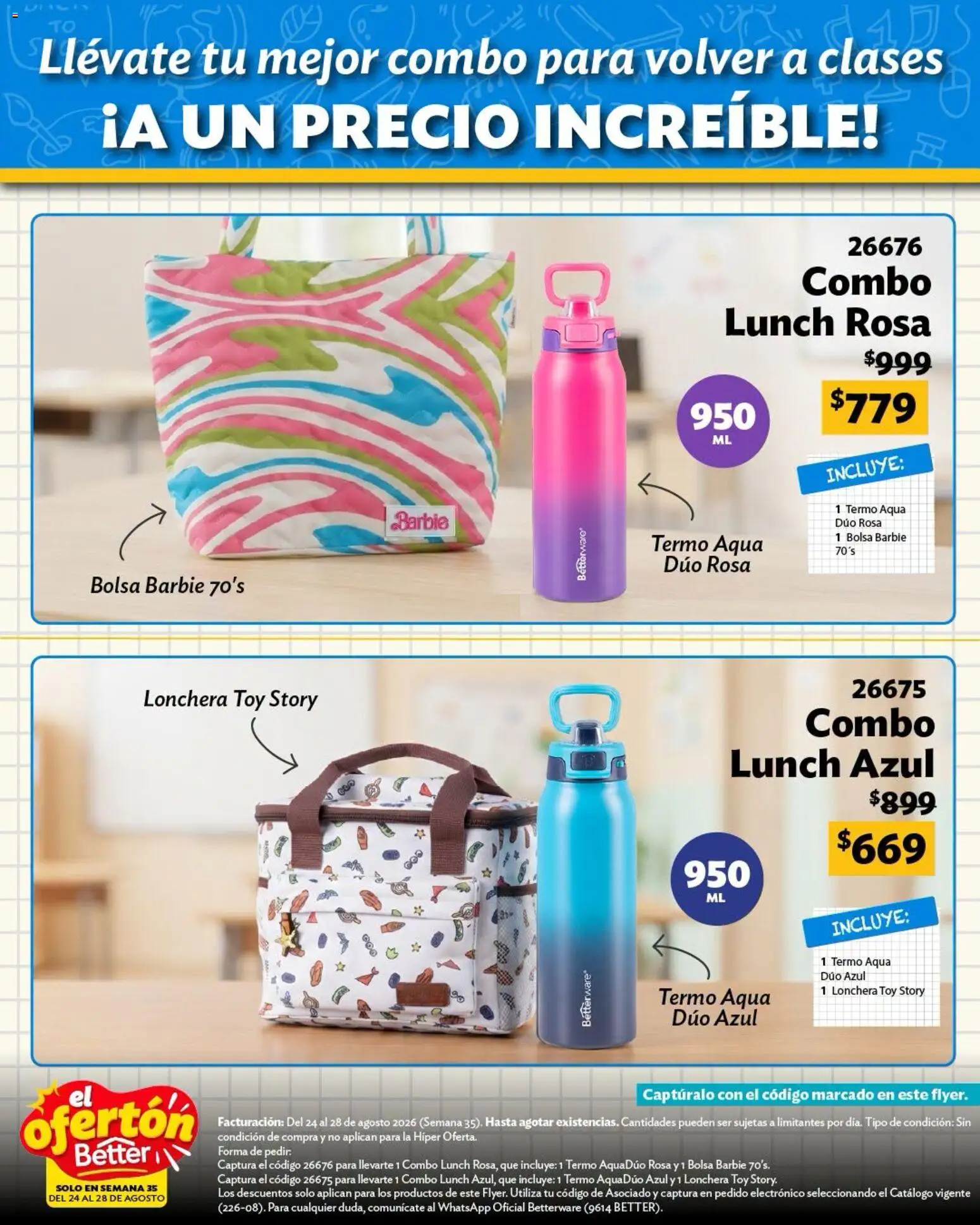 Nuevas ofertas de Betterware válidas en toda la República Mexicana desde el 24/08/2026. ¡Encuentra las mejores ofertas en Betterware catálogo El Ofertón! | Página: 5