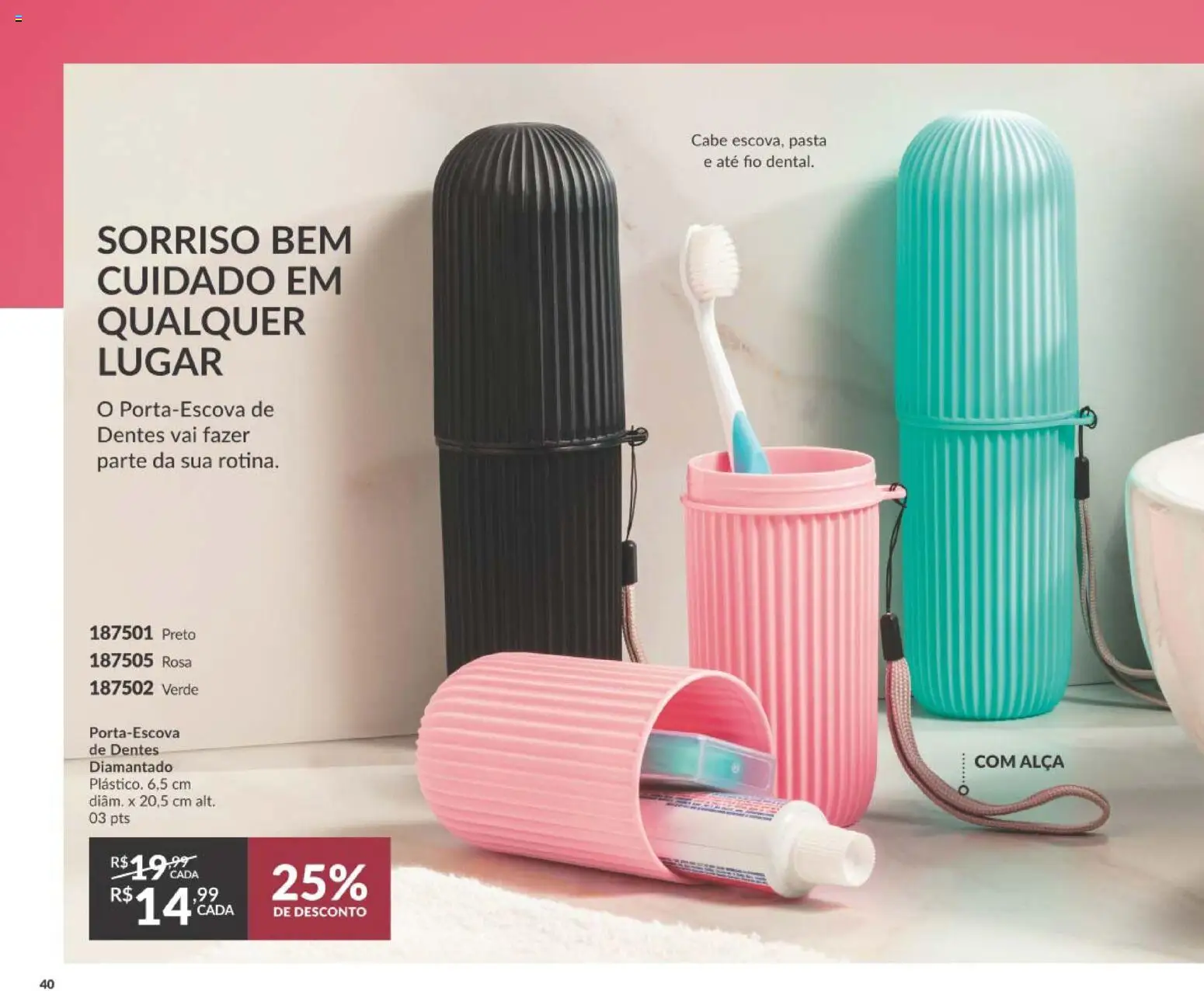 Avon Folheto - válido de 01/09/2026 | Página: 40 | Produtos: Pasta