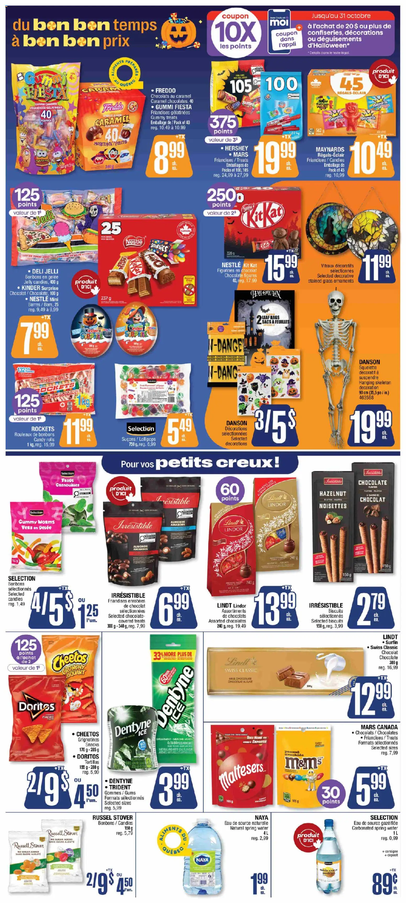 Jean Coutu flyer valid from Oct 1, 2026 | Page: 7 | Products: Candies, Lindt, Decoration, Chocolate