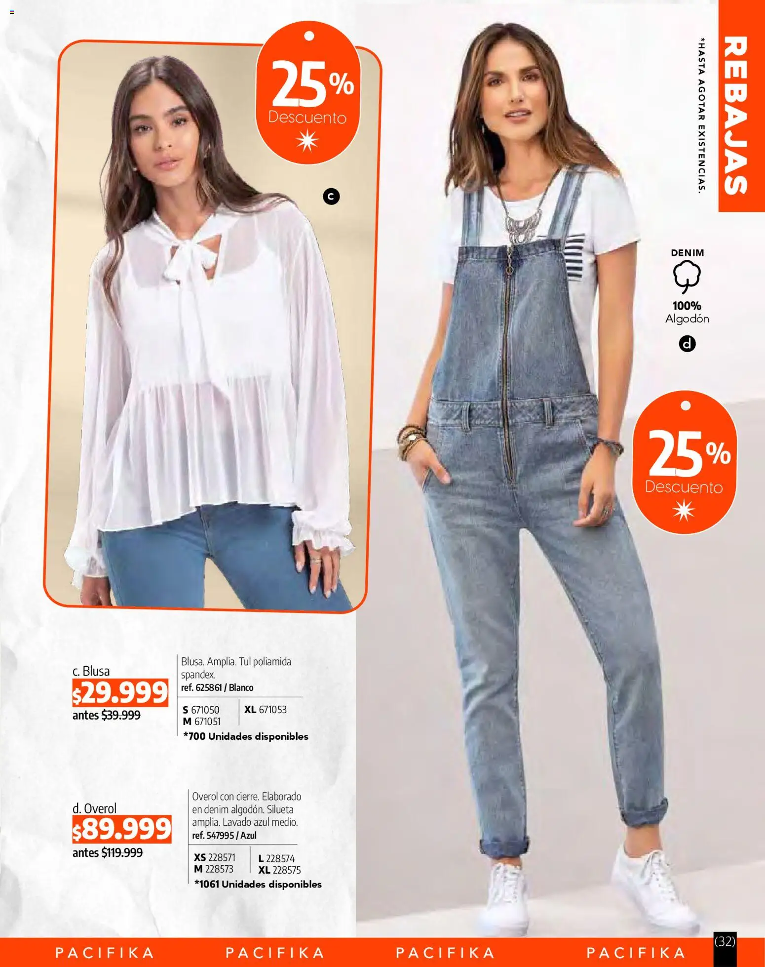 Pacifika revista - valida desde el 01.03.2026 | Página: 255 | Productos: Algodón, Overol, Blusa
