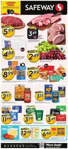 Preview of Safeway weekly flyer / circulaire from shop Safeway valid from Sep 10, 2026