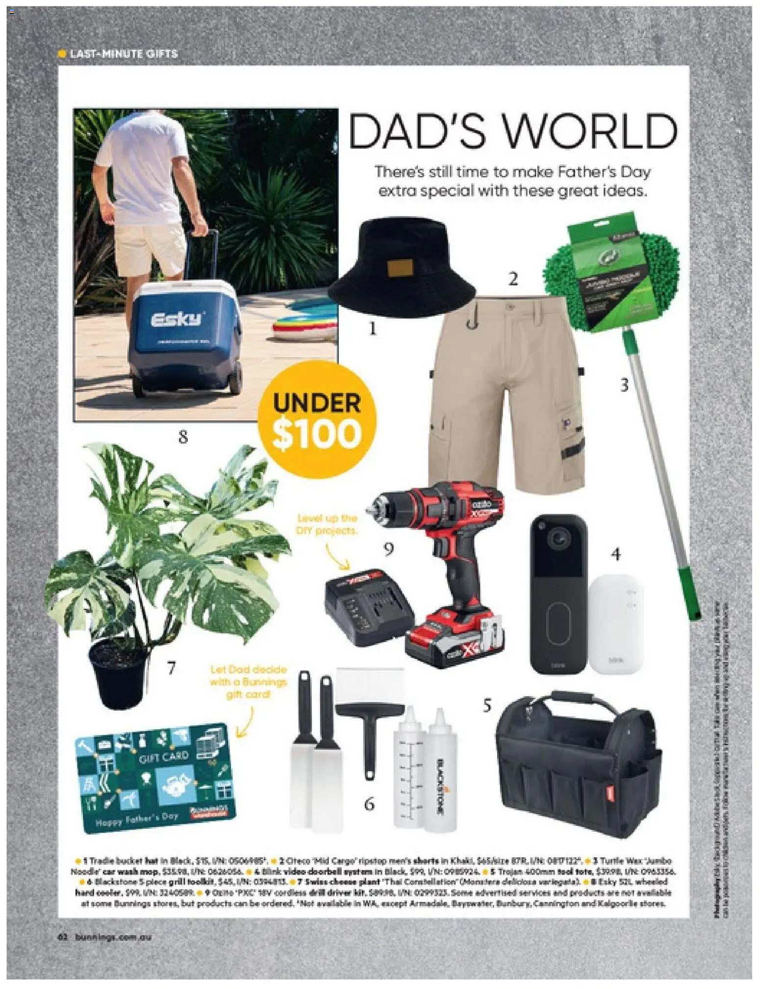 Bunnings Warehouse catalogue - valid from 01/09/2026 | Page: 62 | Products: Bucket, Plant, Shorts, Grill