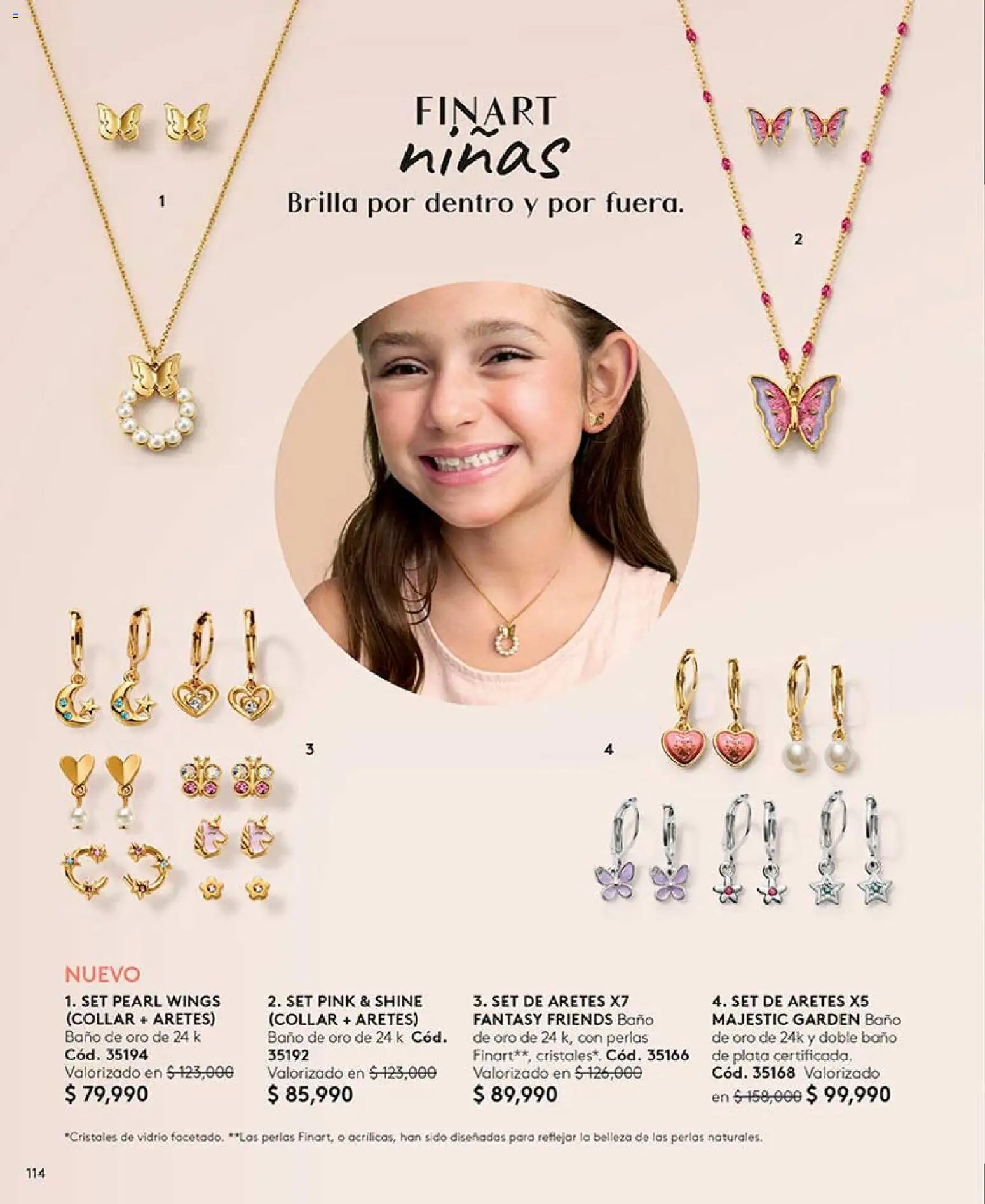 Ésika revista - valida desde el 17/07/2026 | Página: 114 | Productos: Aretes, Baño, Collar