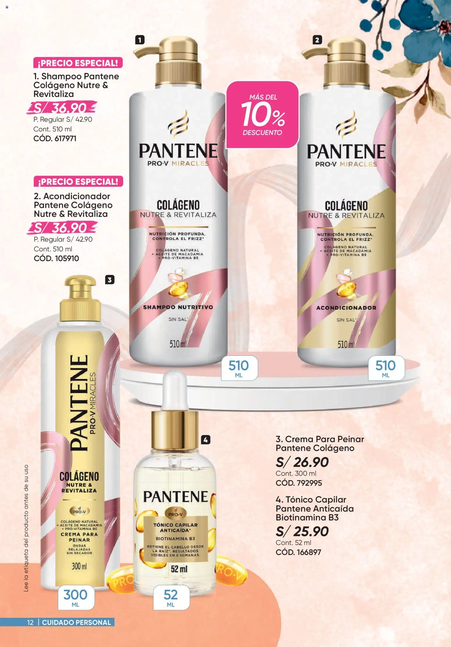 Catálogo Azzorti válido desde 18.05.2026 | Página: 12 | Productos: Shampoo, Acondicionador, Aceite, Crema