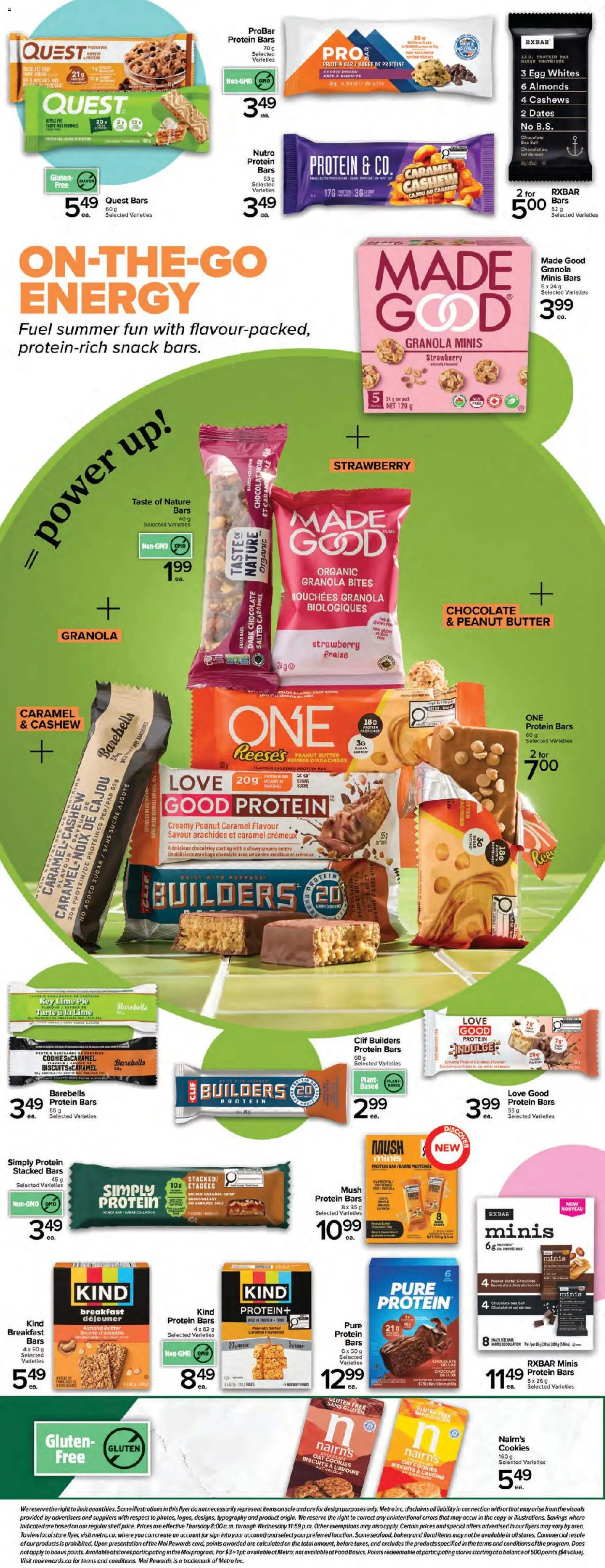 Metro flyer valid from Jul 9, 2026 | Page: 8 | Products: Cookies, Bakery, Butter, Chocolate