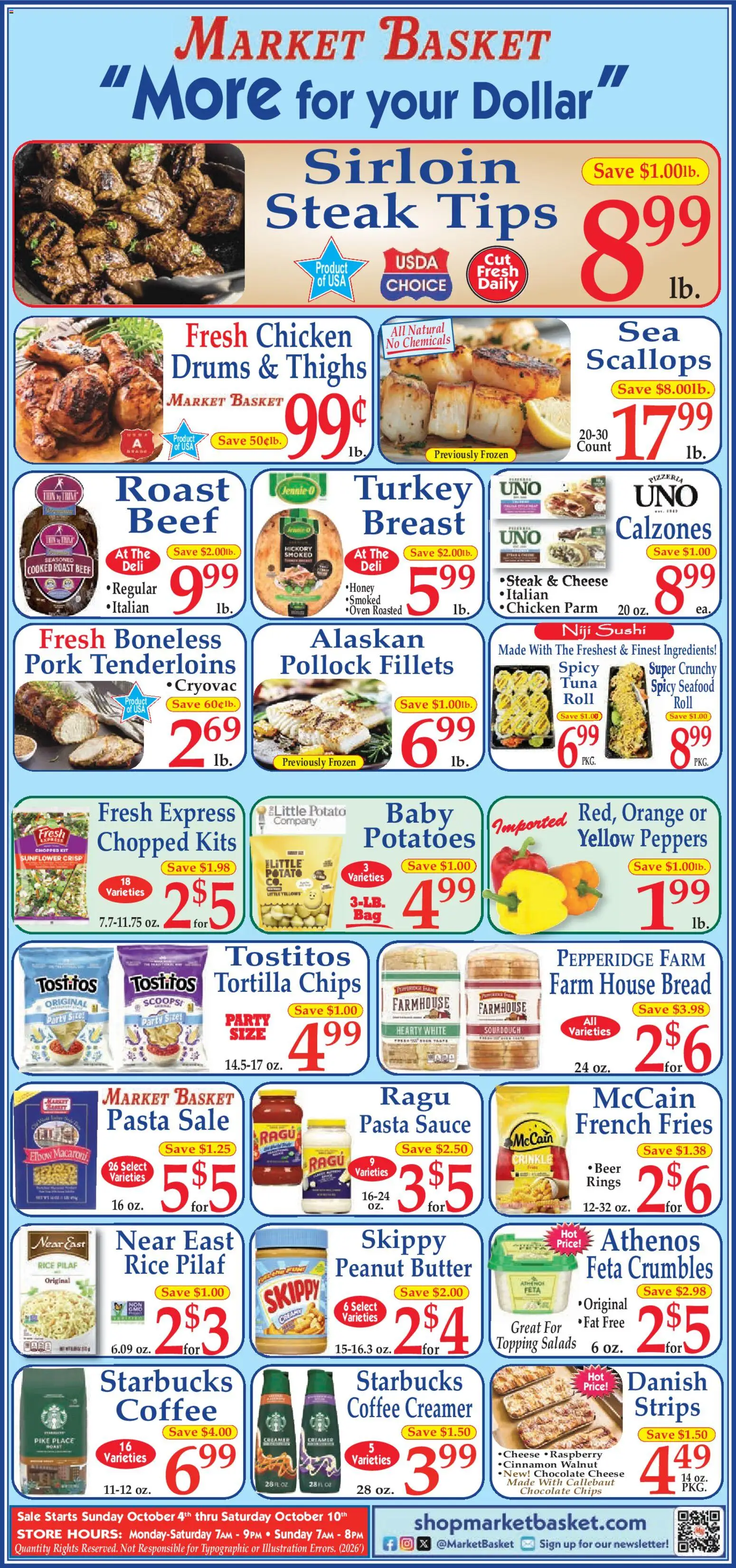Market Basket Ad - valid from 10/04/2026 | Page: 1