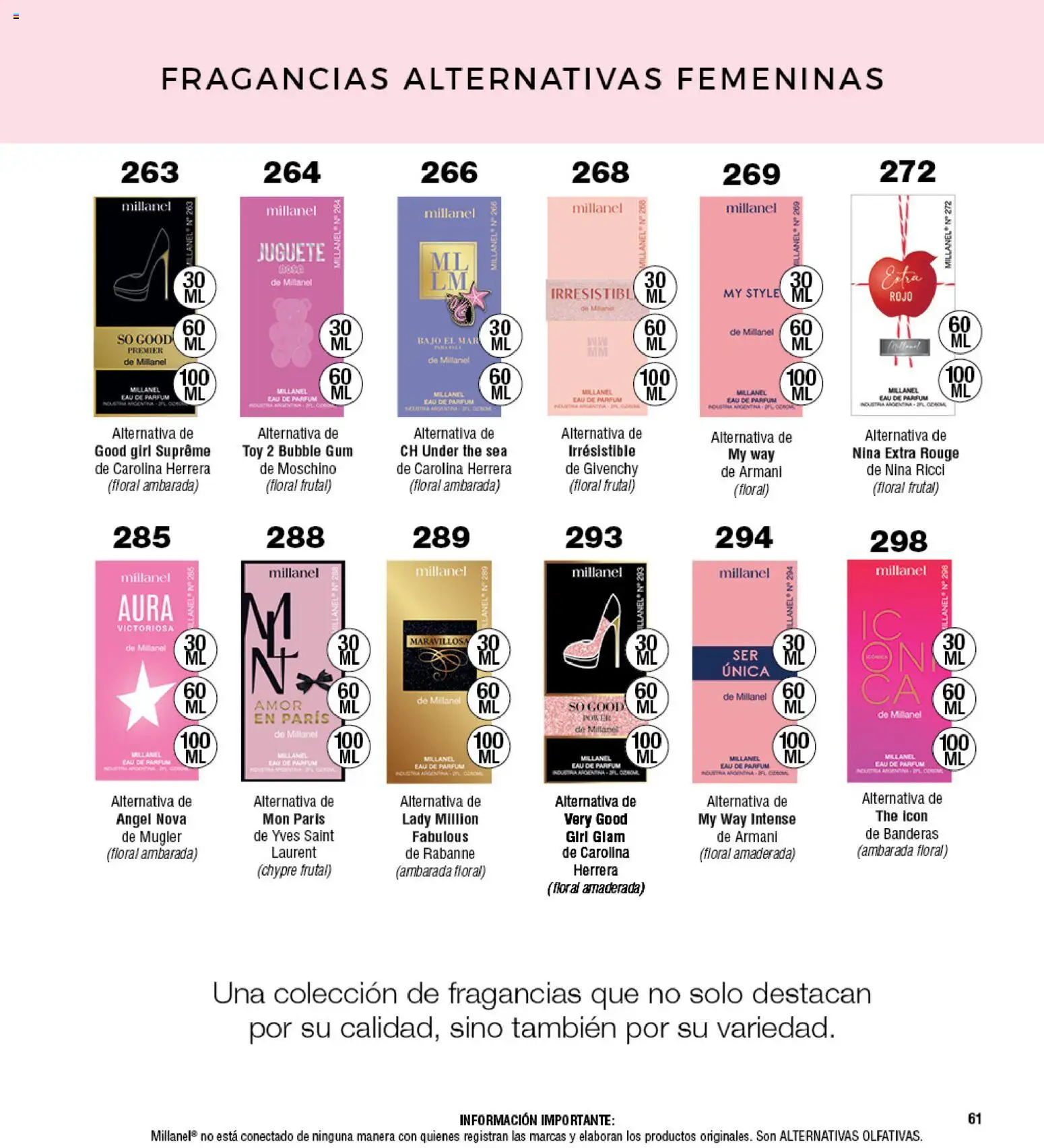 Millanel - Catálogo │ válido desde el 20/07/2026 | Página: 61
