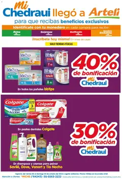 Vista previa de Arteli folleto Mi Chedraui, nuevo folleto de la tienda, válido en México a partir del 02/10/2026