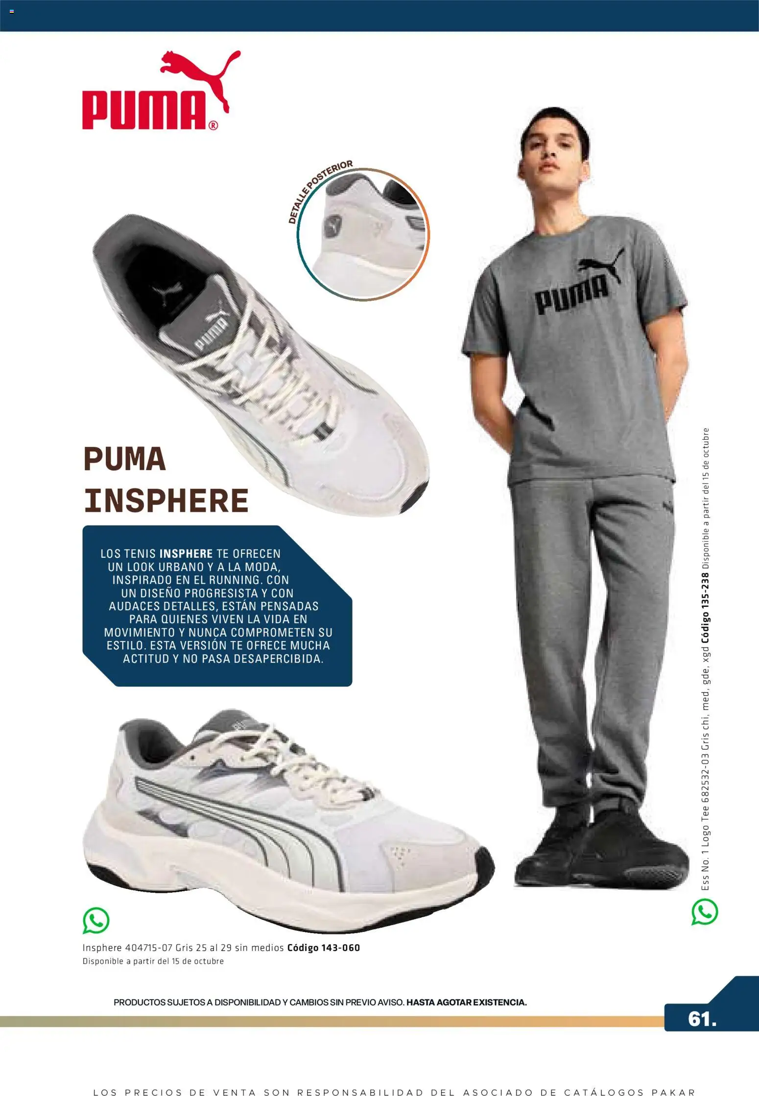 Nuevas ofertas de SC Pakar válidas en toda la República Mexicana desde el 28/08/2026. ¡Encuentra las mejores ofertas en SC Pakar catálogo Premium Men Tomo 2! | Página: 61 | Productos: Tenis, Té