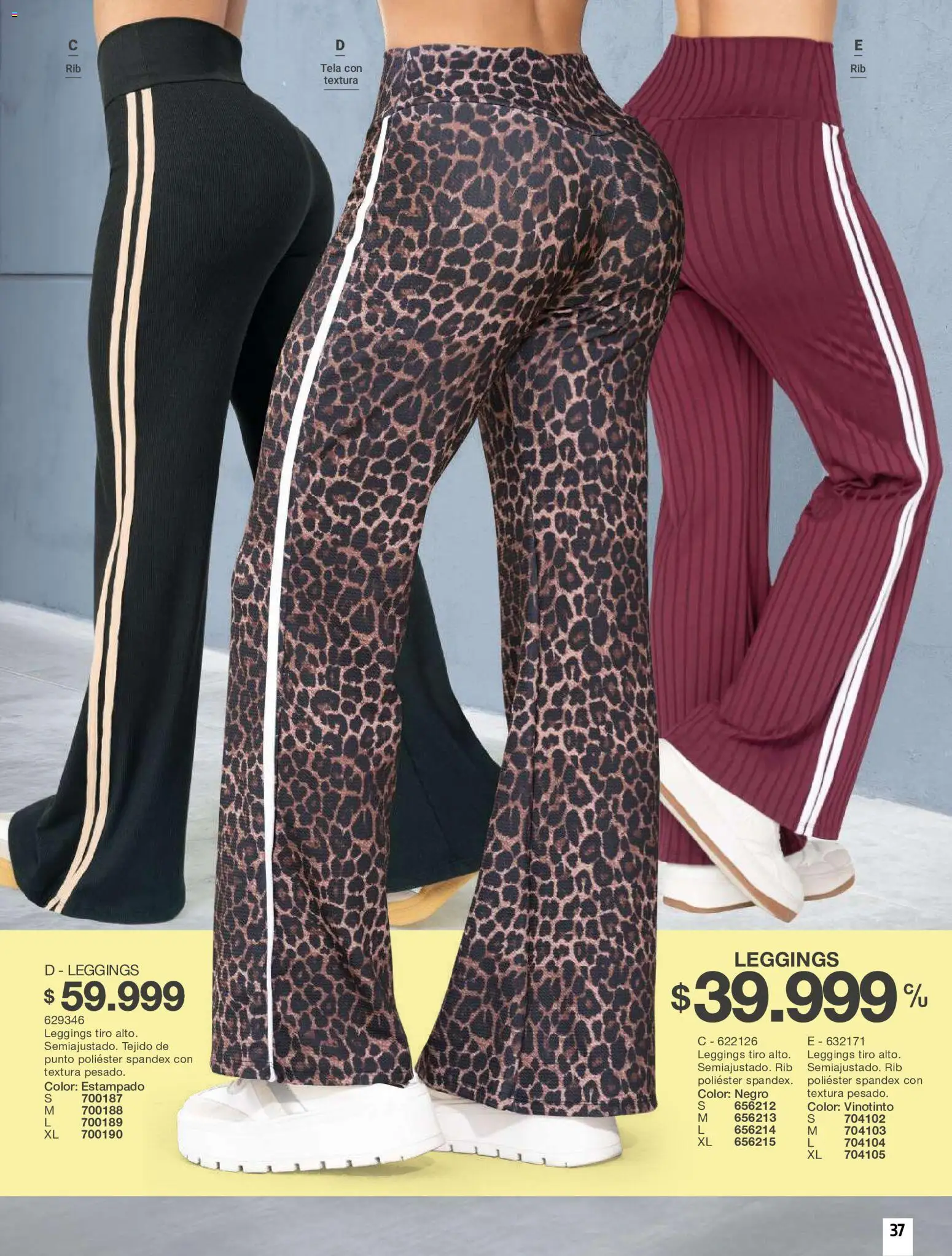 Carmel revista - valida desde el 01/10/2026 | Página: 37 | Productos: Leggings