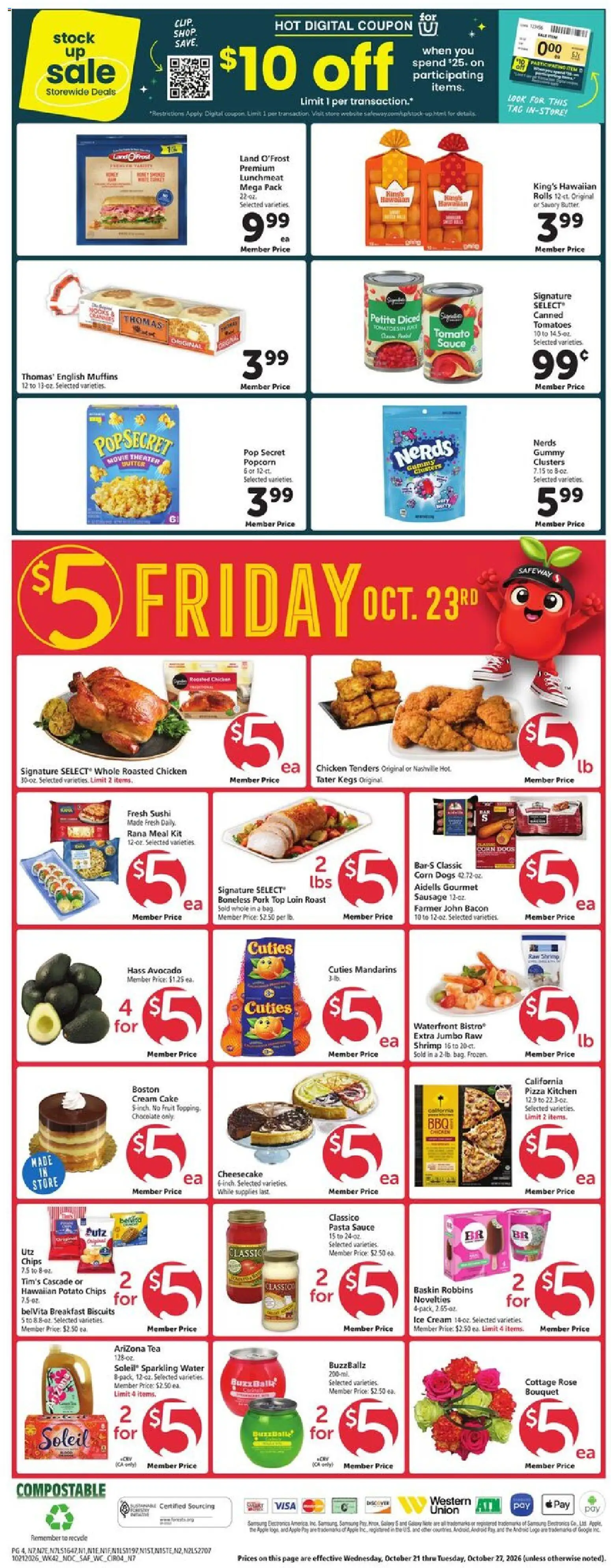 Safeway Weekly Ad - valid from 10/21/2026 | Page: 4