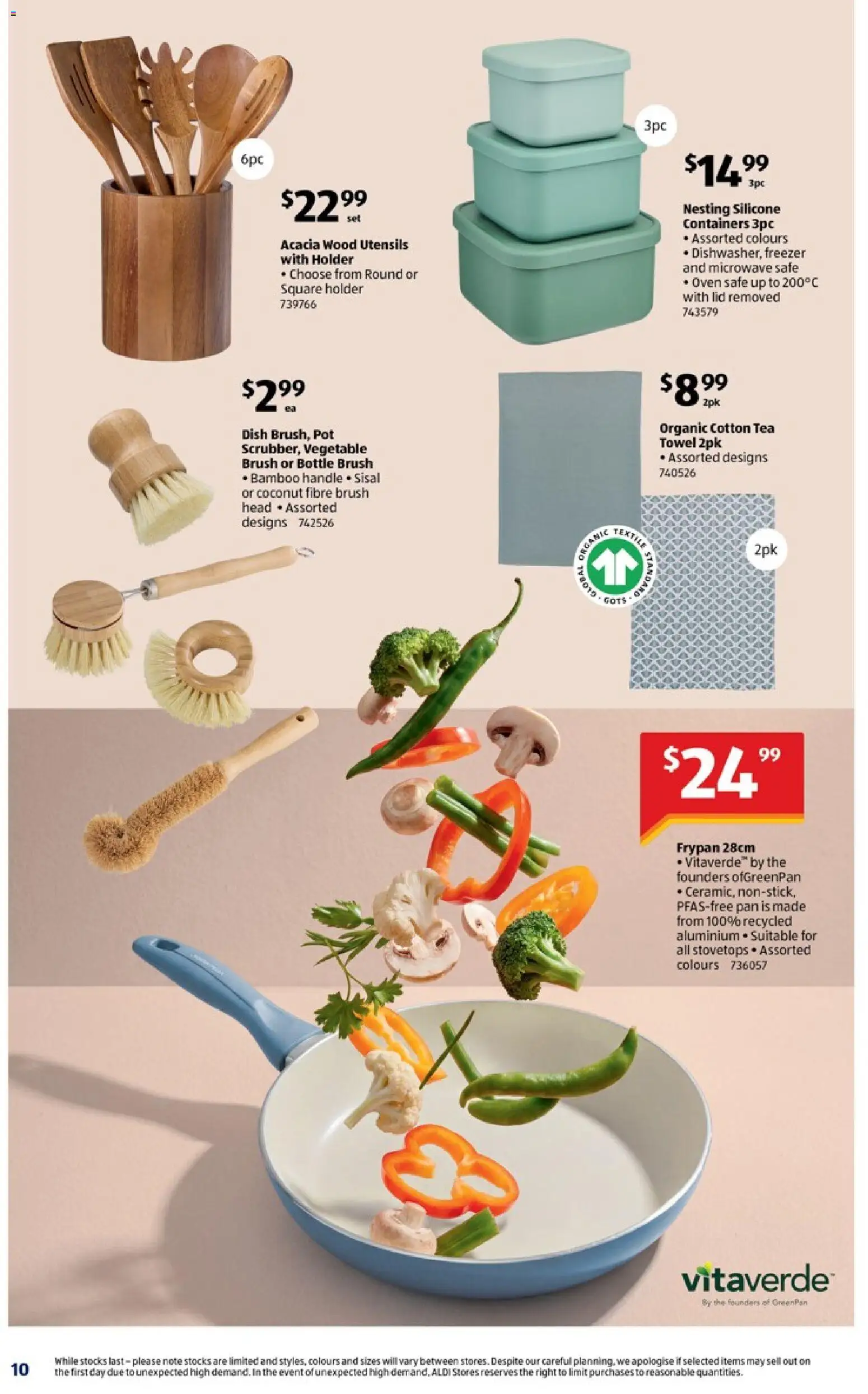 Aldi catalogue - valid from 05/08/2026 | Page: 10 | Products: Pot, Tea, Wood, Microwave