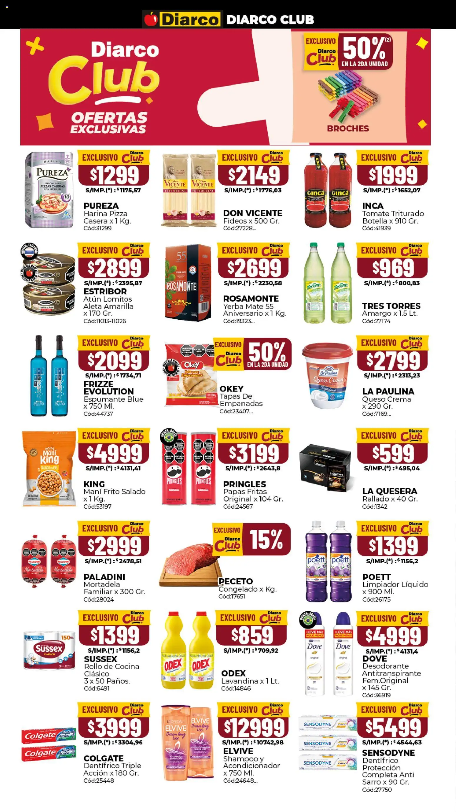 Diarco ofertas │ válido desde el 18.05.2026 | Página: 9 | Productos: Mortadela, Shampoo, Antitranspirante, Papas fritas