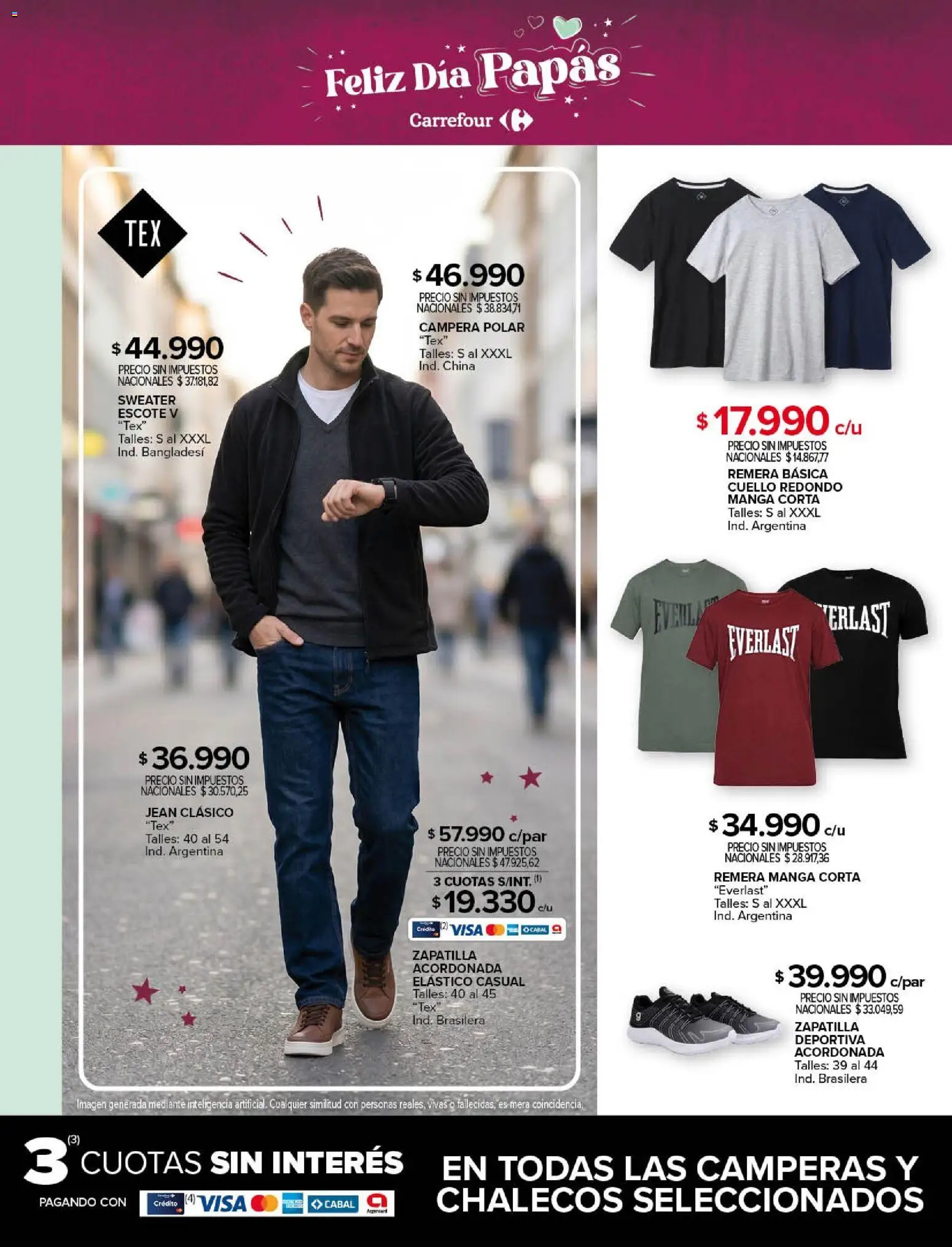 Carrefour - Feliz día Papás │ válido desde el 12.06.2026 | Página: 2 | Productos: Manga, Remera, Sweater, Jean