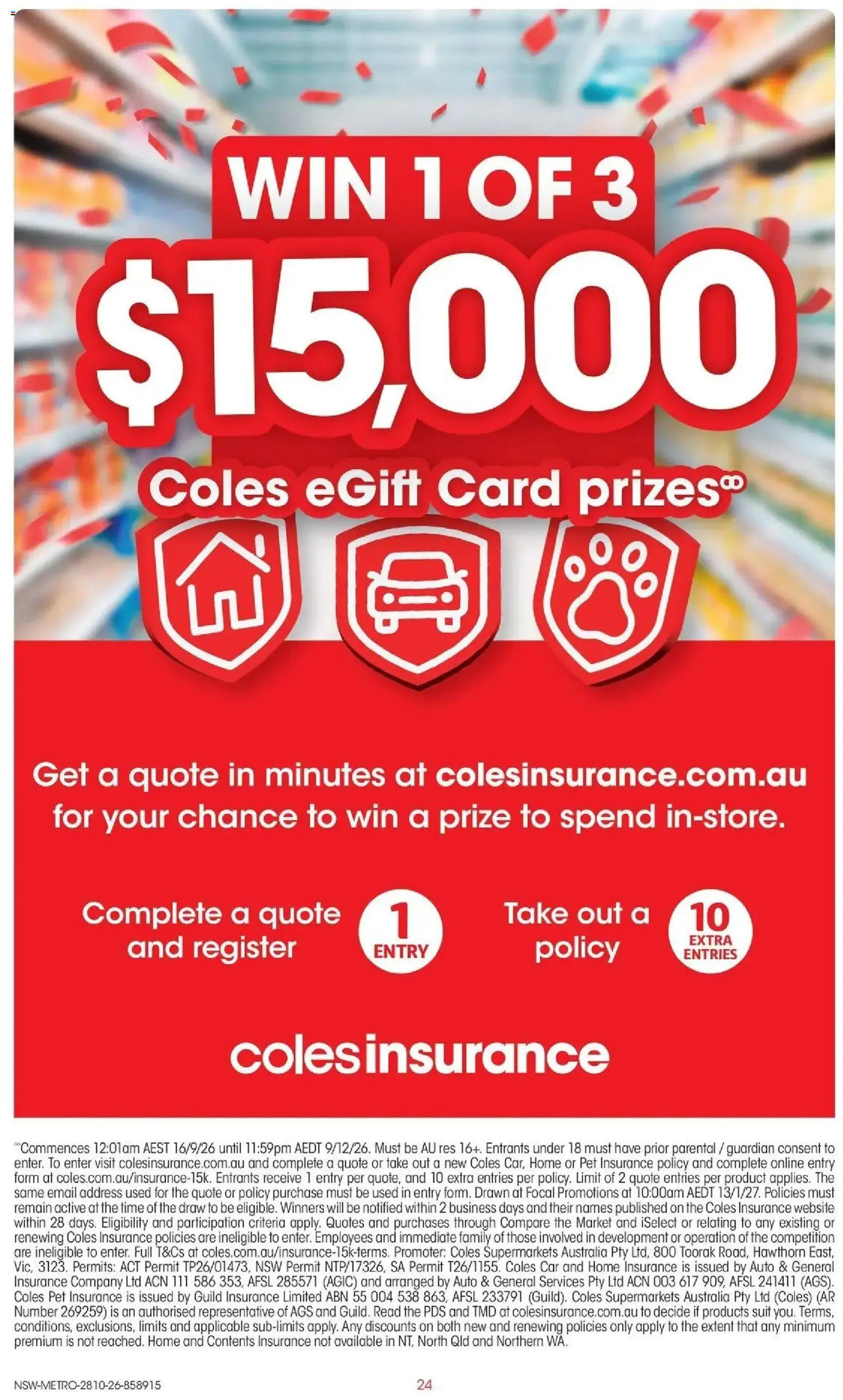 ﻿Coles catalogue valid from 28/10/2026 > Online Australia | Page: 24