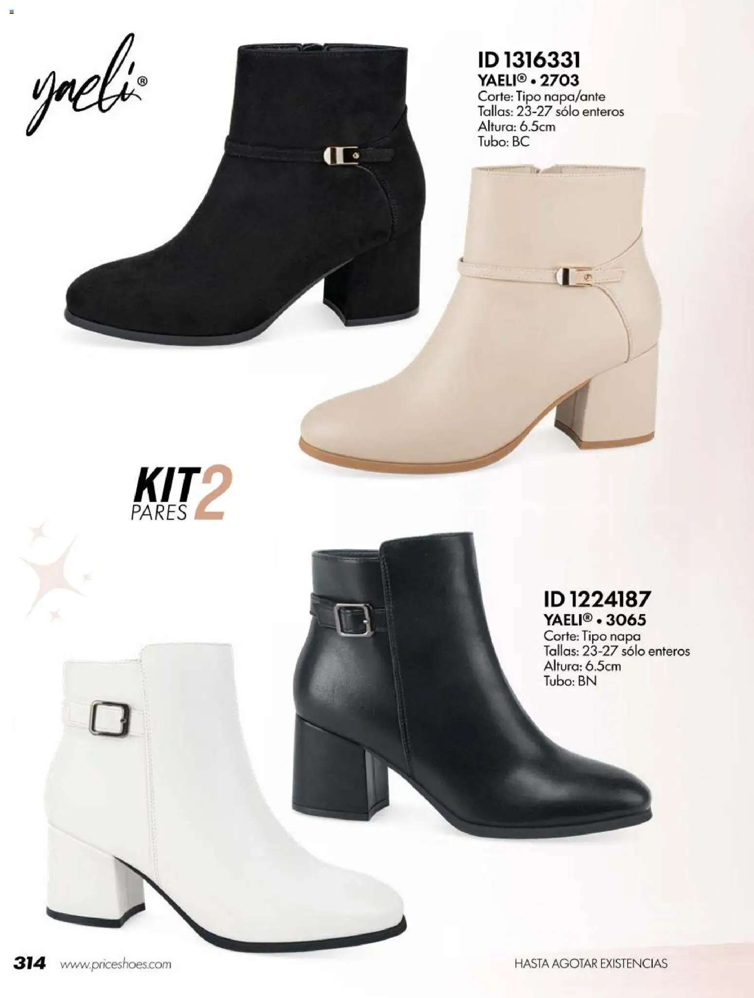 Nuevas ofertas de Price Shoes válidas en toda la República Mexicana desde el 18/07/2026. ¡Encuentra las mejores ofertas en Price Shoes catálogo Botas! | Página: 314