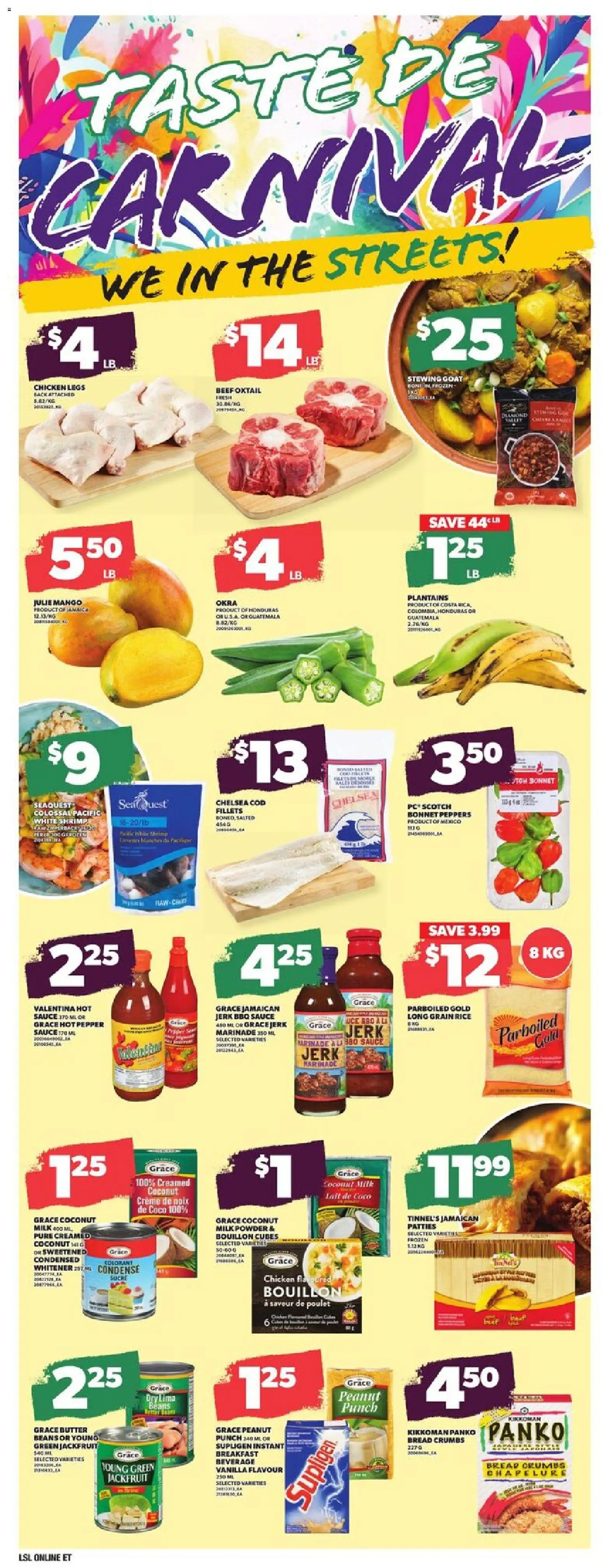 Loblaws flyer valid from Jul 23, 2026 | Page: 10 | Products: Coconut, Shrimp, Mango, Powder