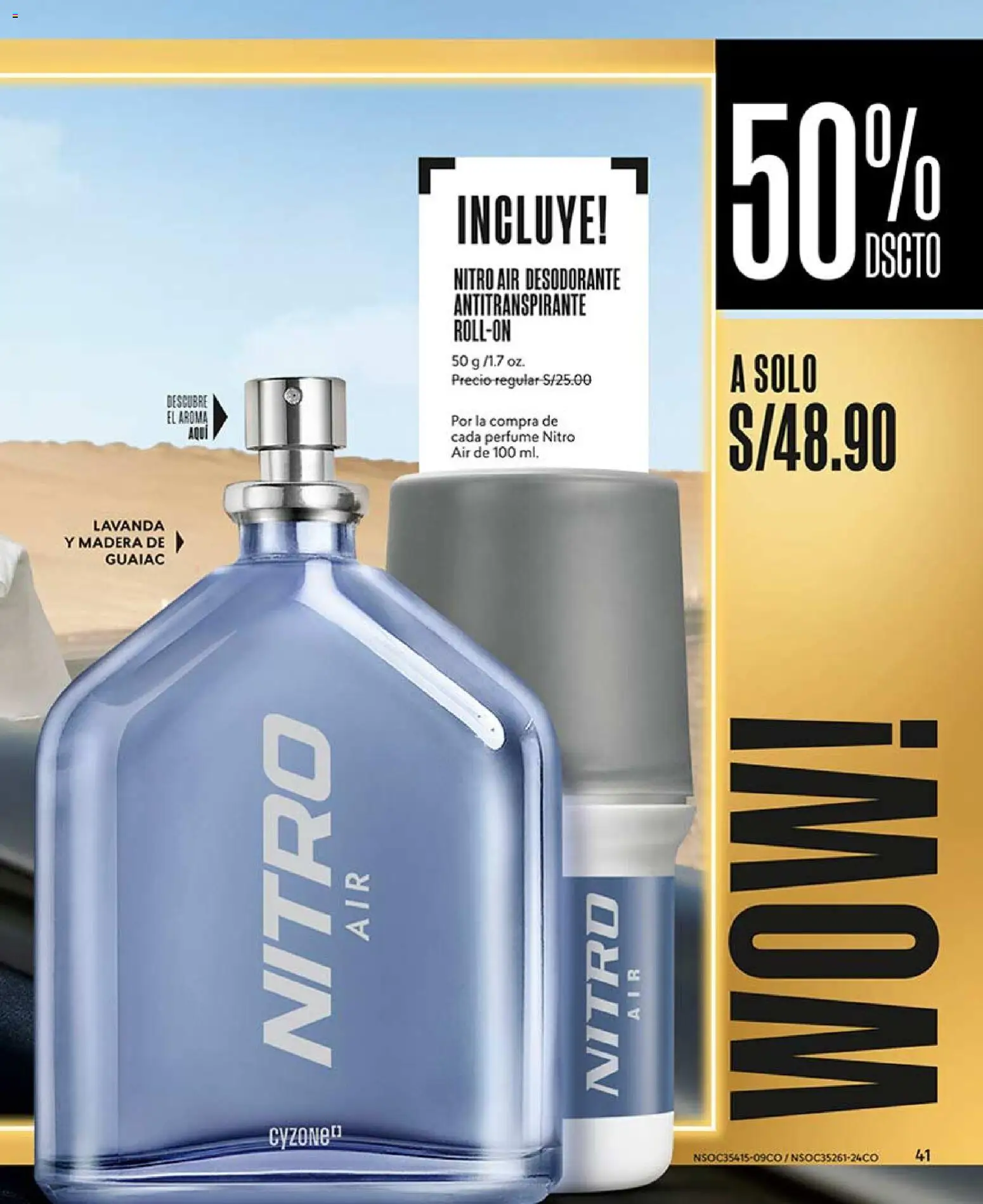 Catálogo CyZone válido desde 04.04.2026 | Página: 41 | Productos: Desodorante, Antitranspirante, Perfume