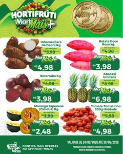 Mart Minas ofertas Hortifruti - Pré-Visualização do folheto da loja Mart Minas, válido de 24/06/2026
