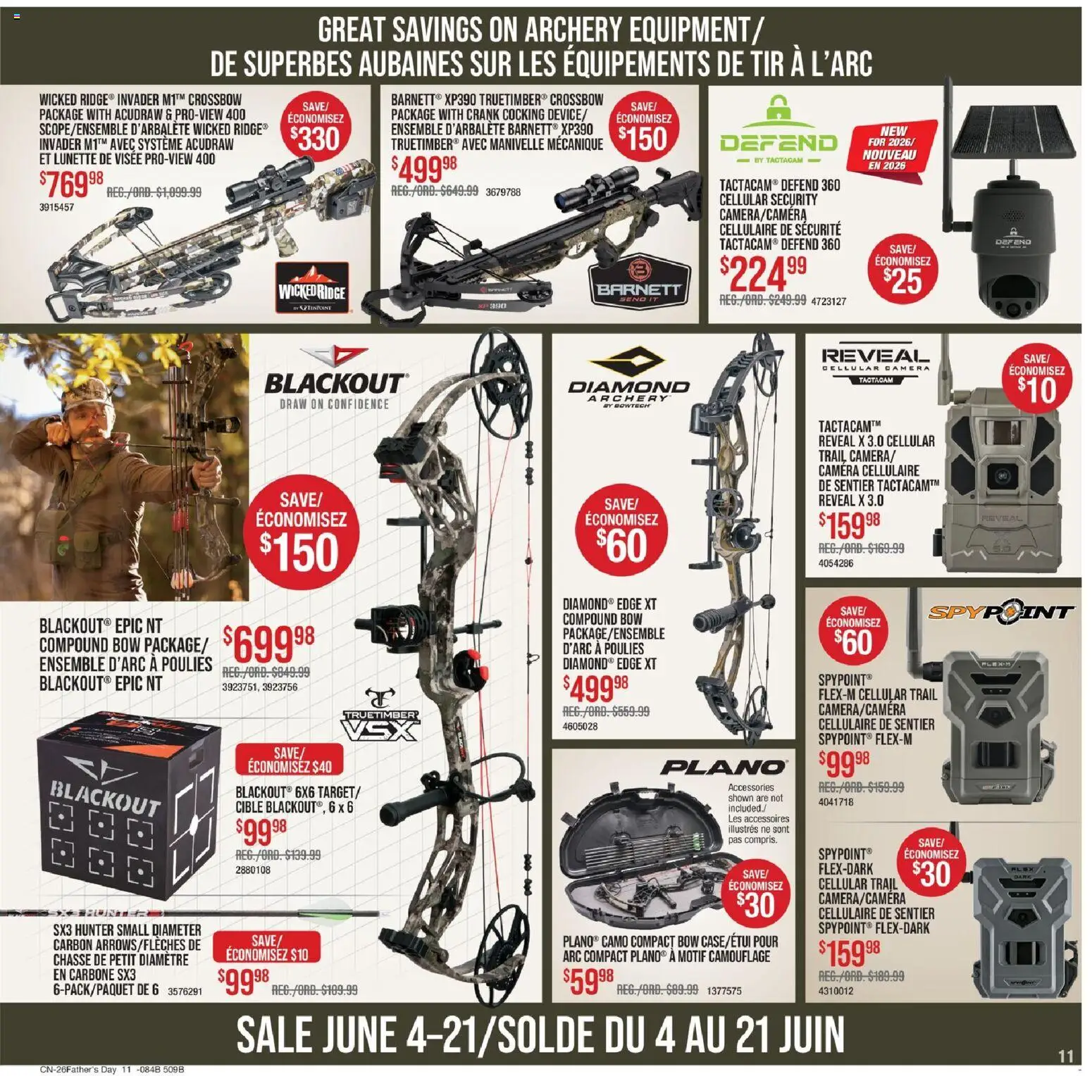 Cabelas flyer valid from 04.06.2026 | Page: 11 | Products: Camera, Ridge